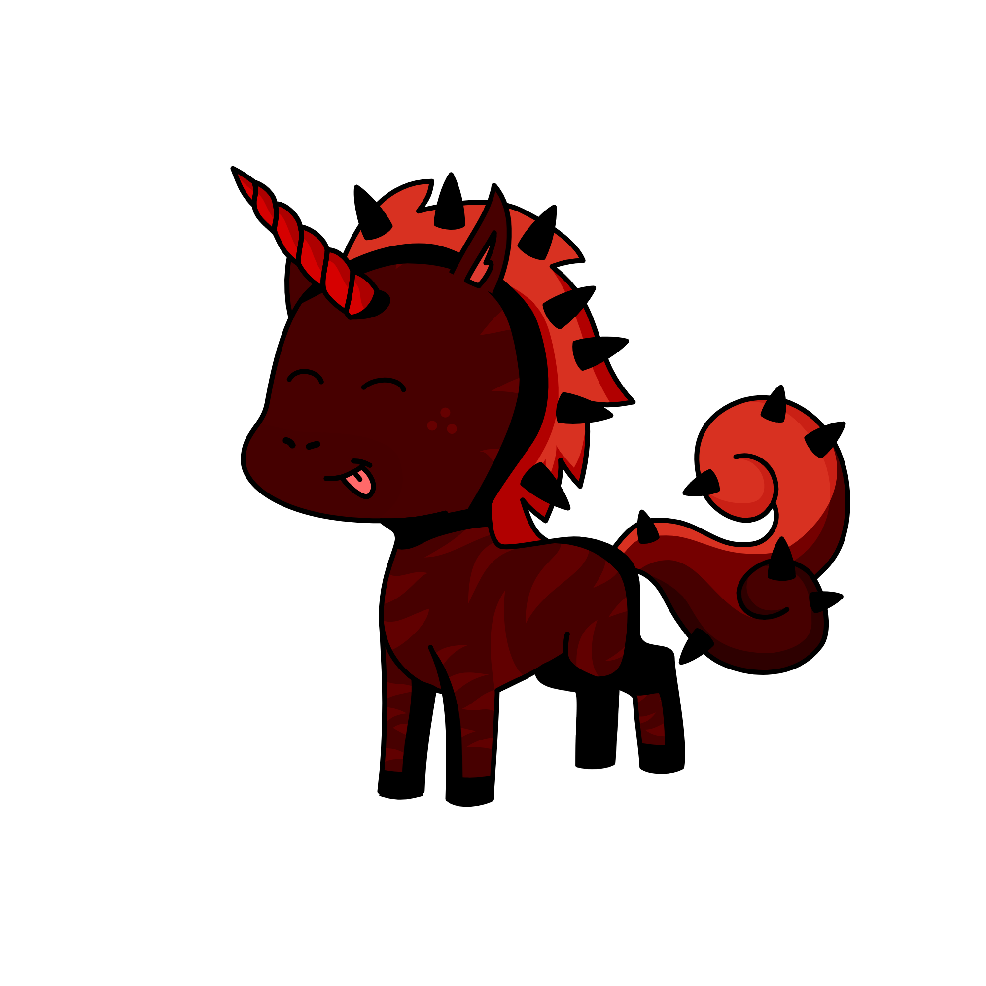 DAB COOL KID SUPER LIT FAM, the unicorn
