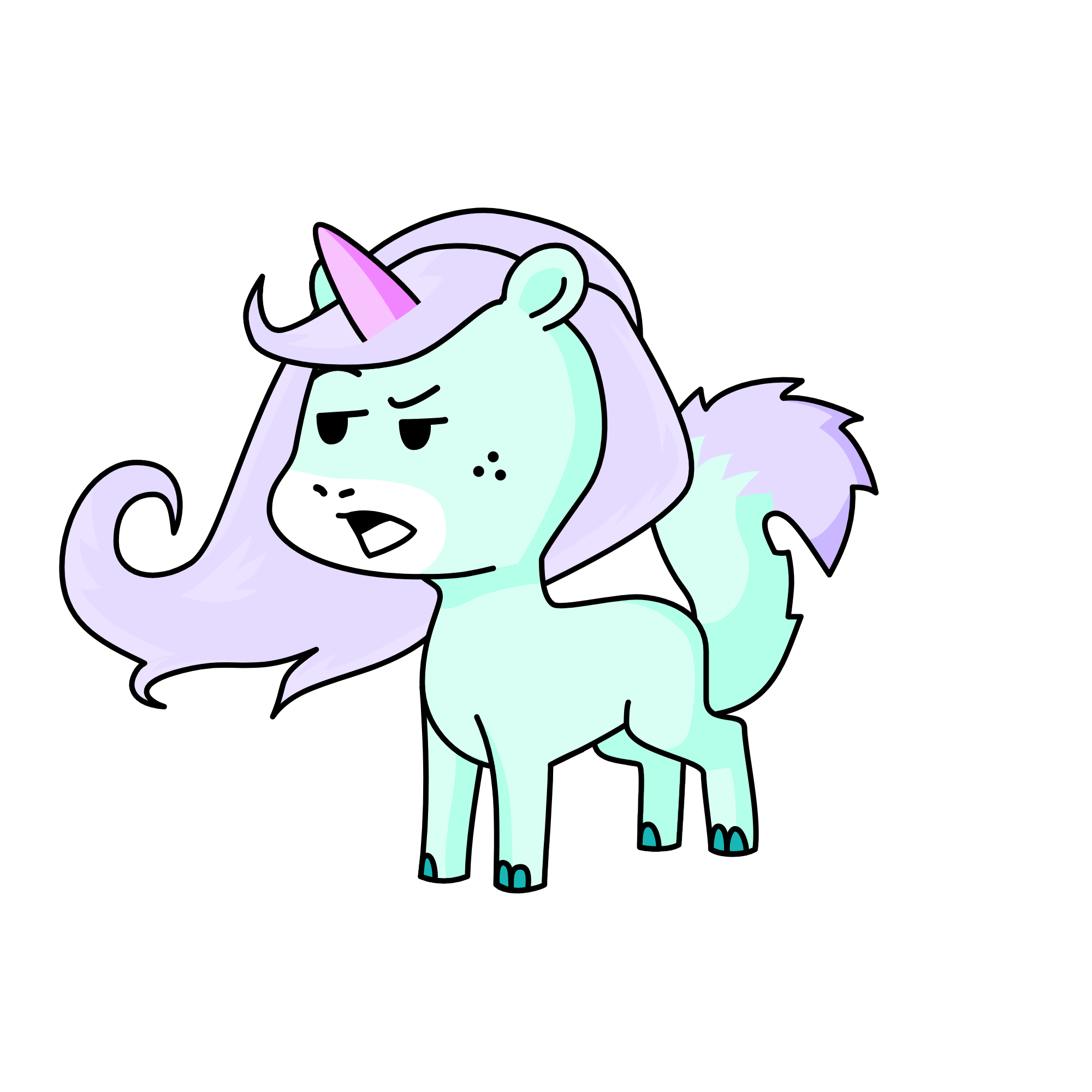 brocky, the unicorn