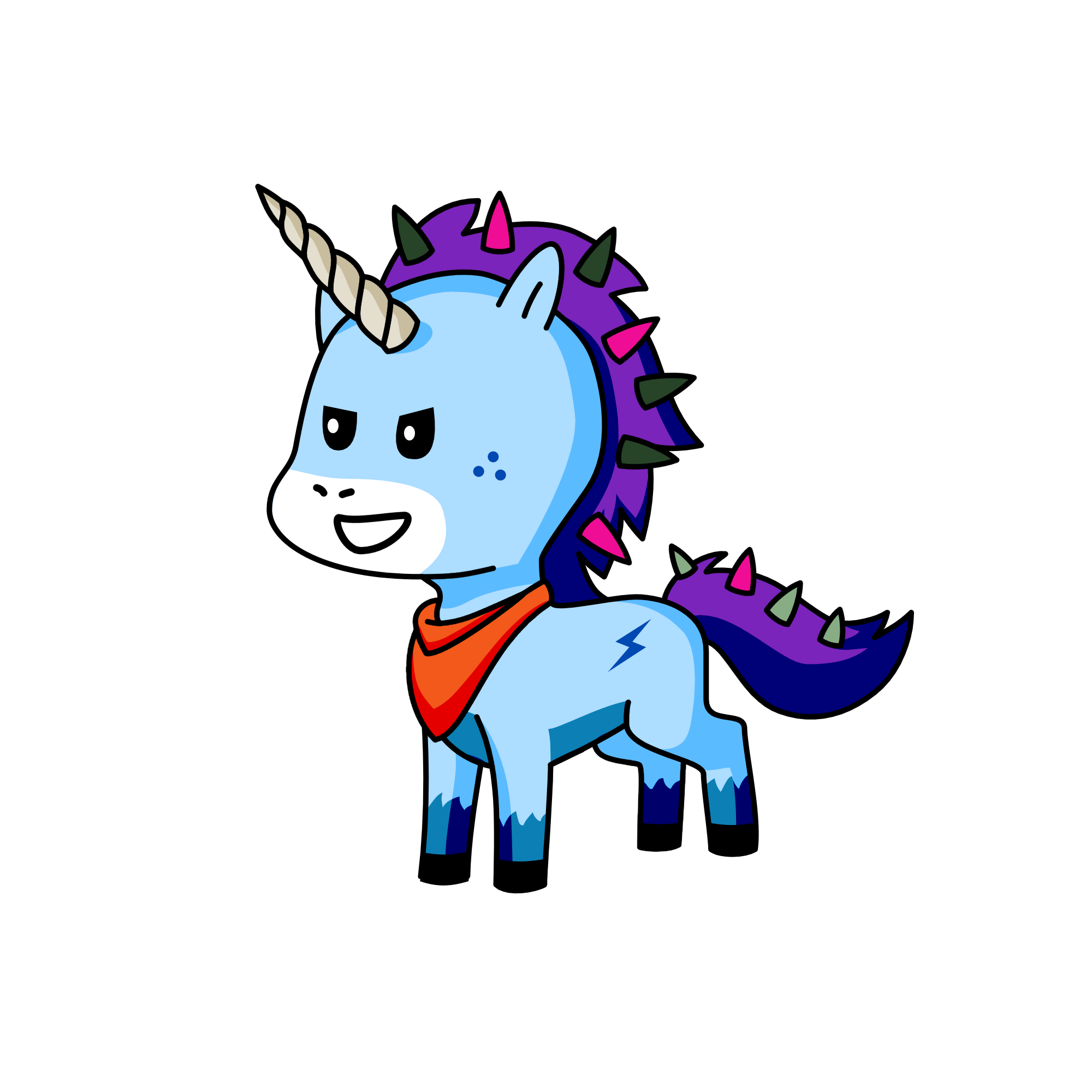 V, the unicorn