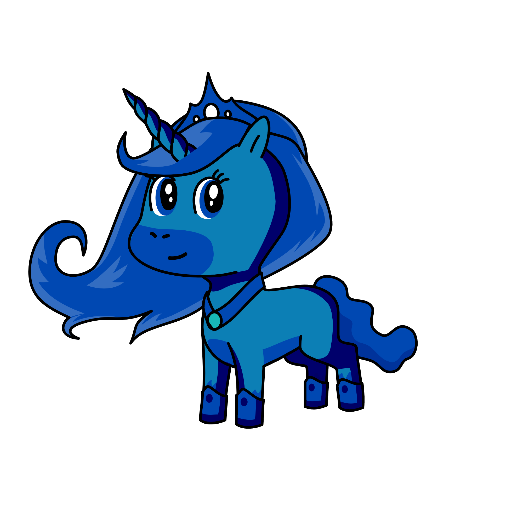 принцеса луна, the unicorn
