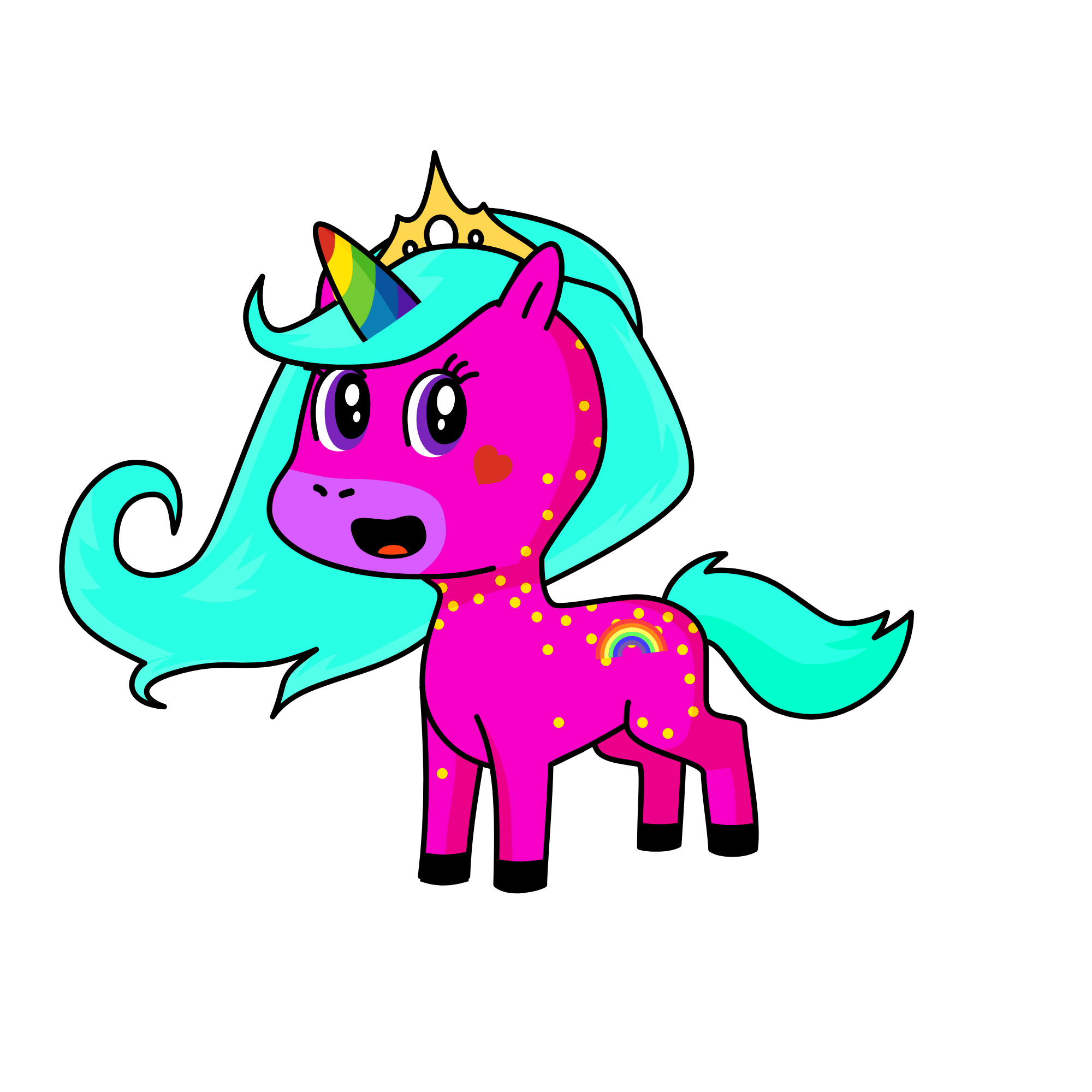 Rainha unicornio, the unicorn