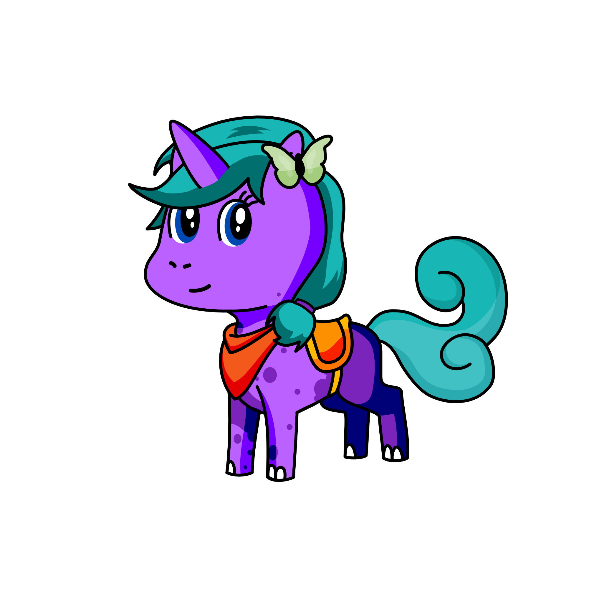 Blossom, the unicorn