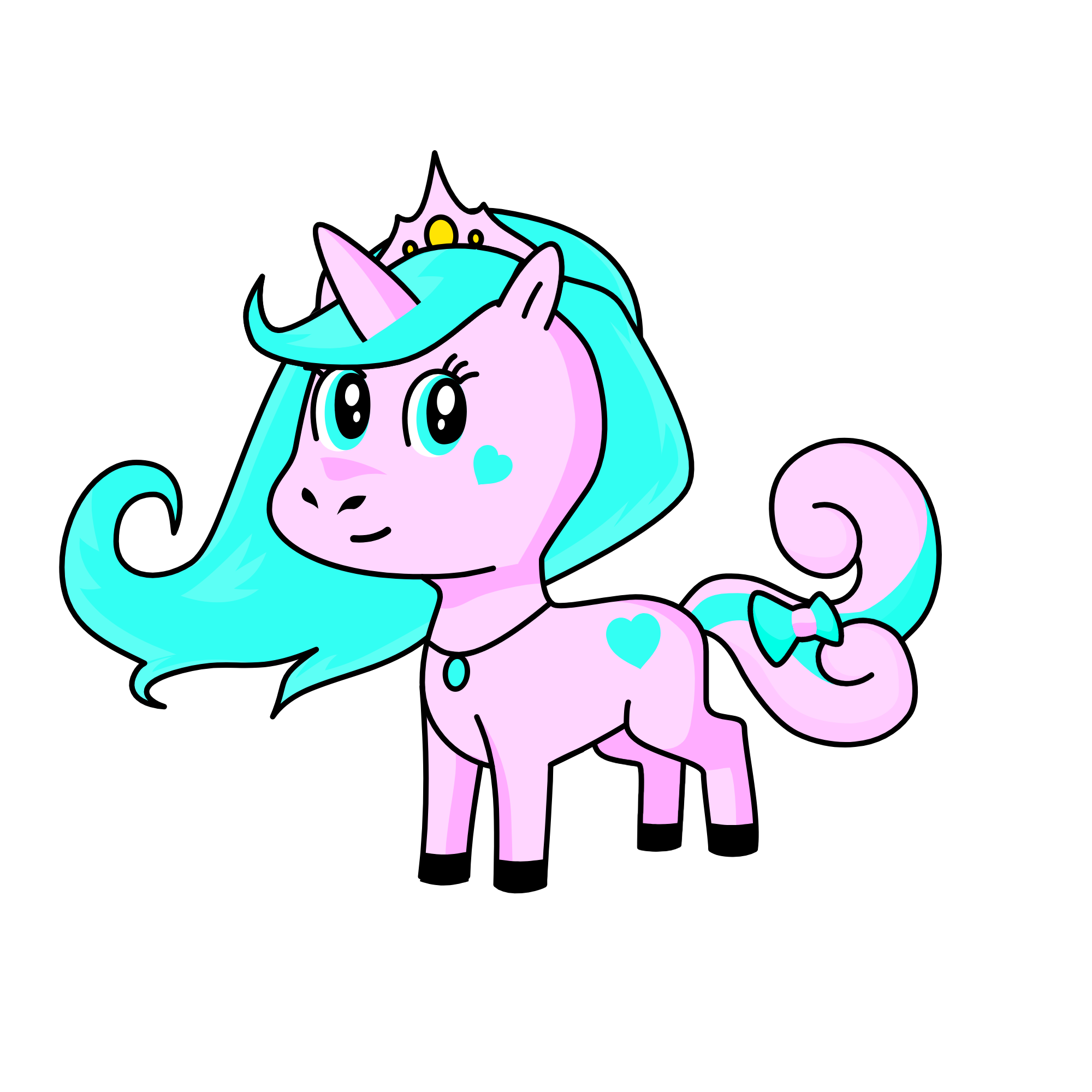 Cotton candy, the unicorn