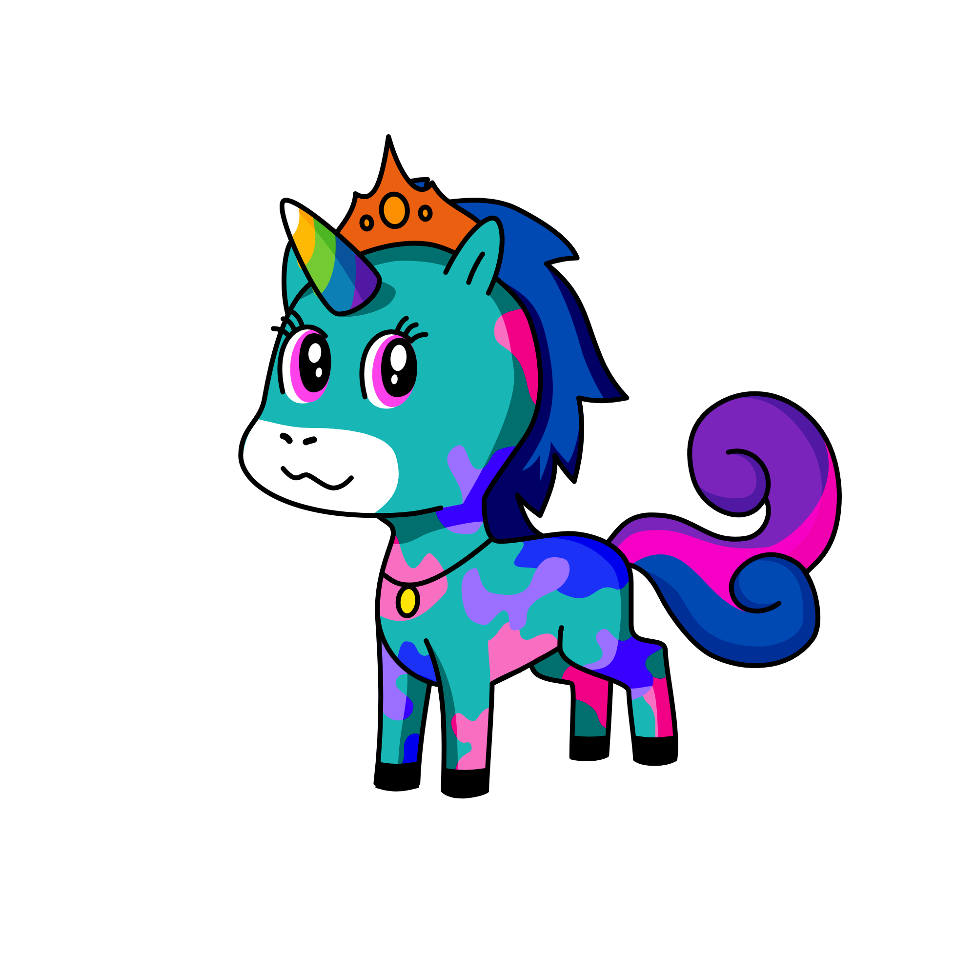 camo, the unicorn