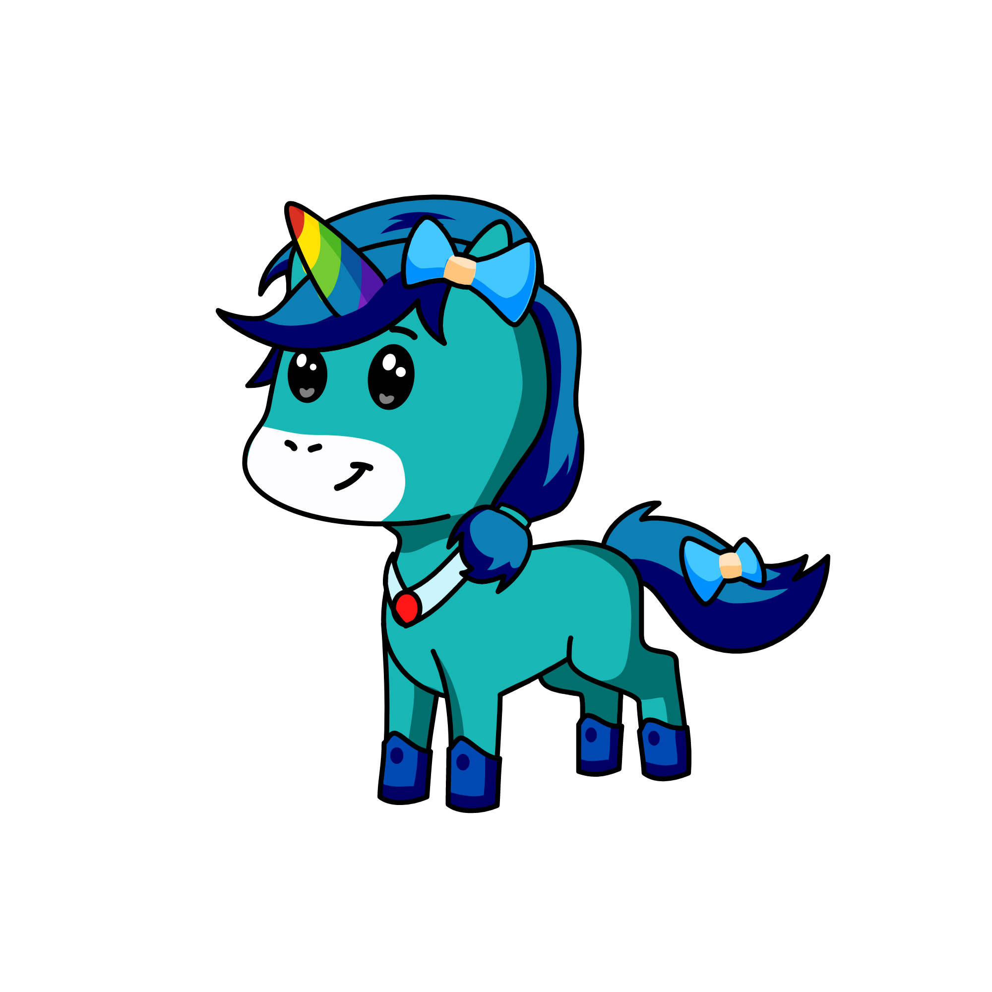 holi, the unicorn