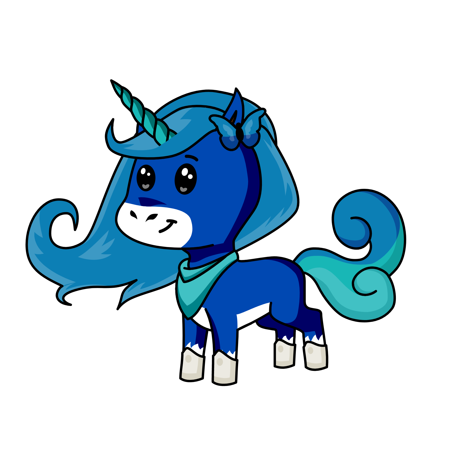 night girl, the unicorn