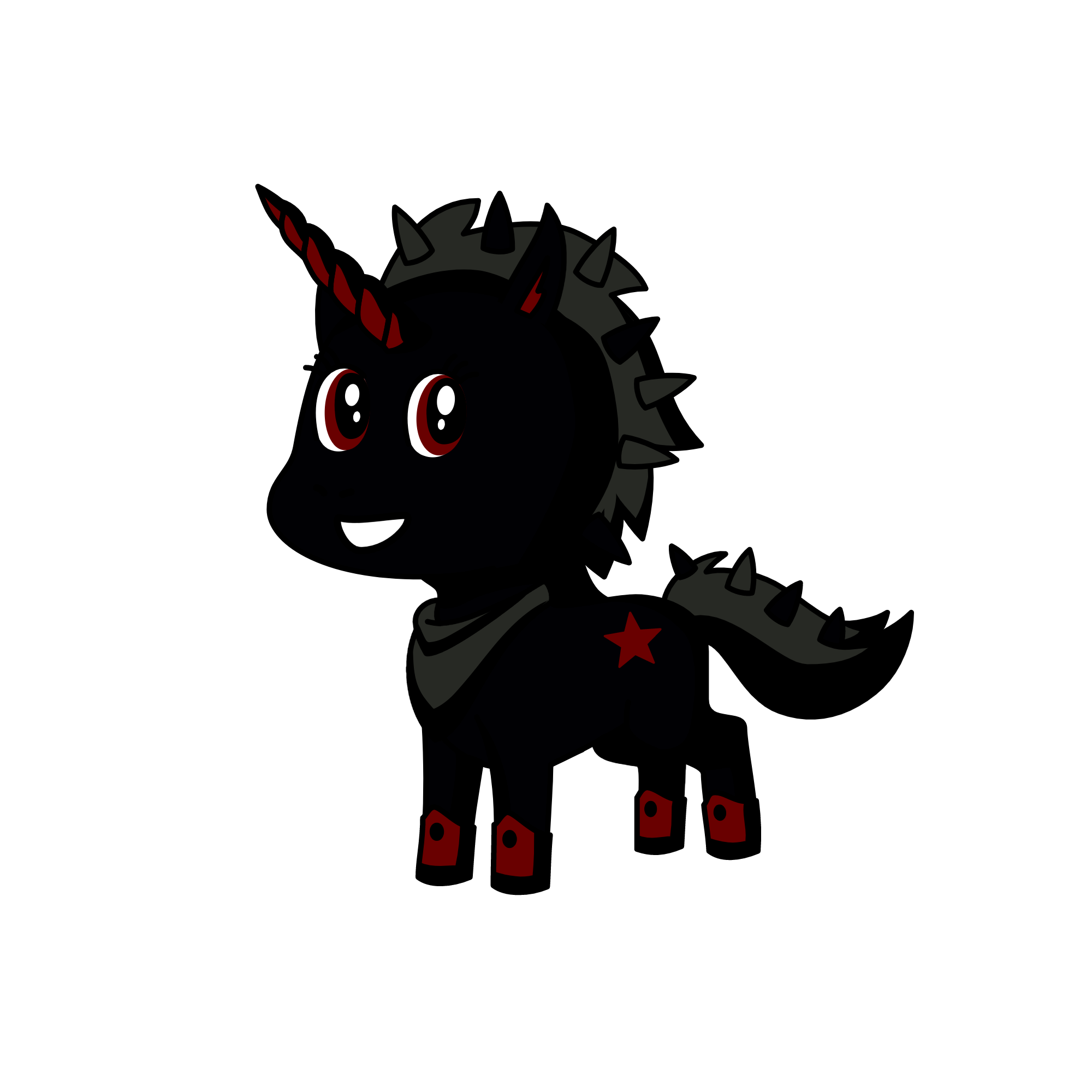 Midnight, the unicorn
