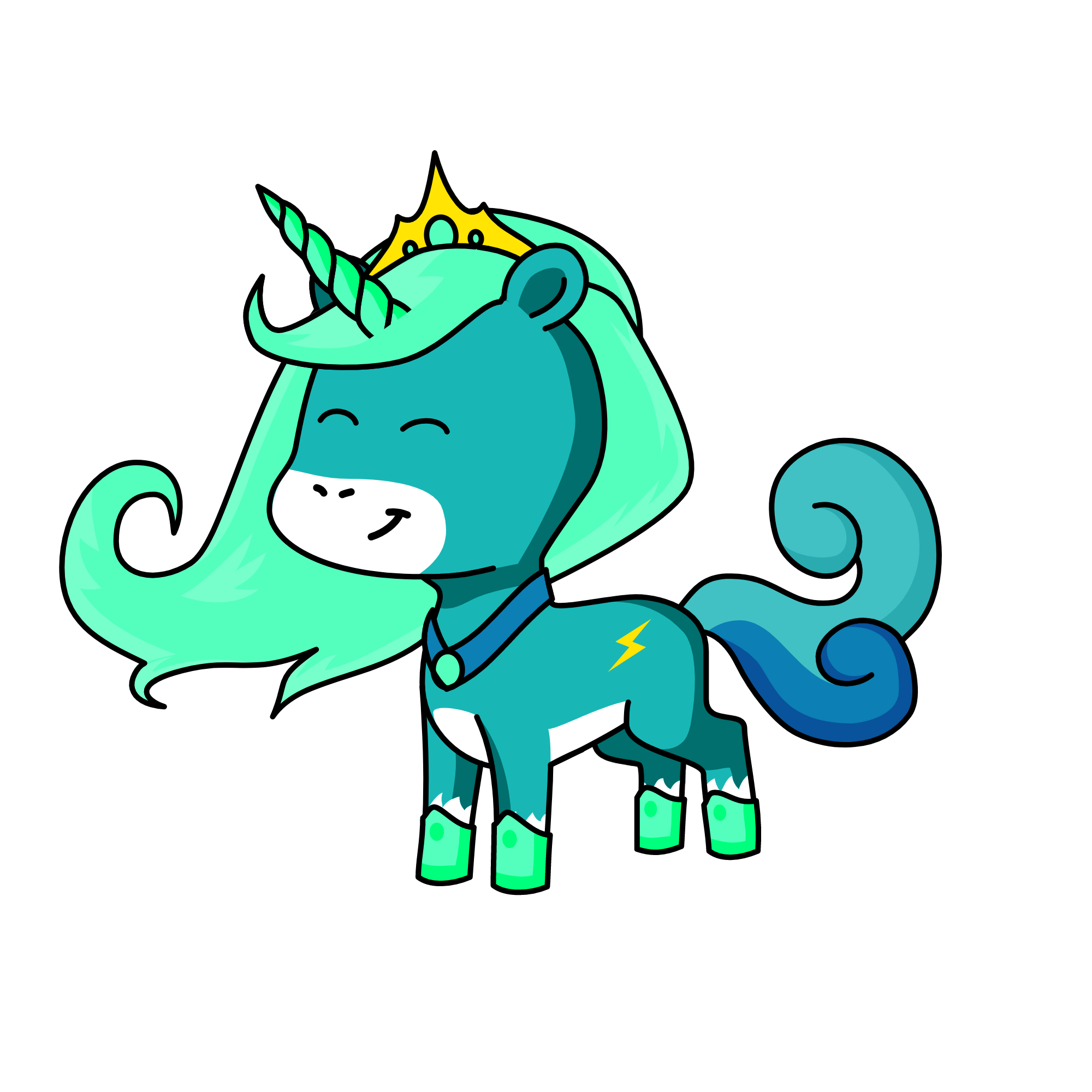 snow cloud, the unicorn