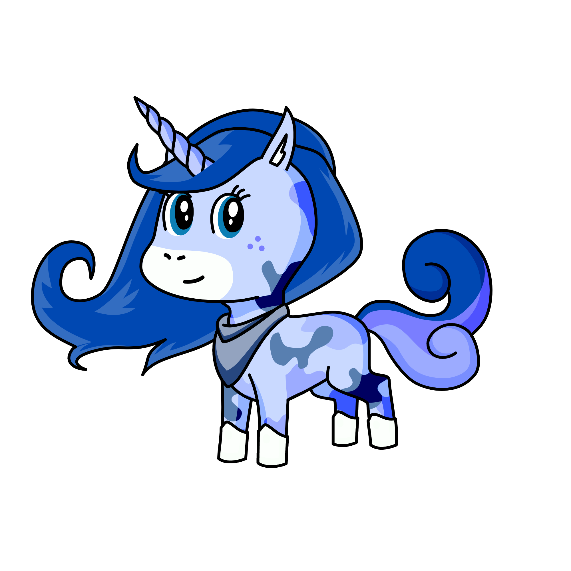 Snow-White, the unicorn