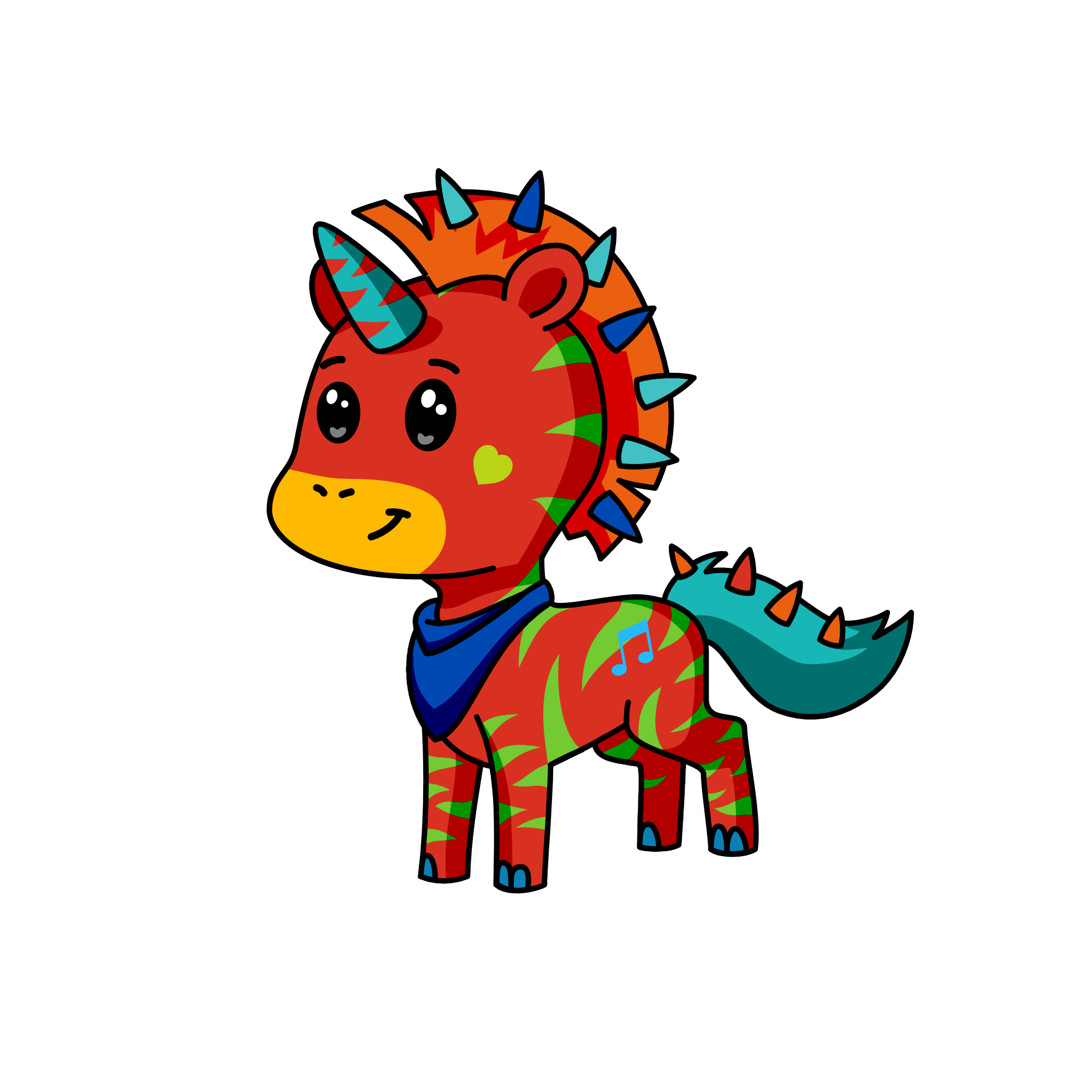 Sebracorn, the unicorn