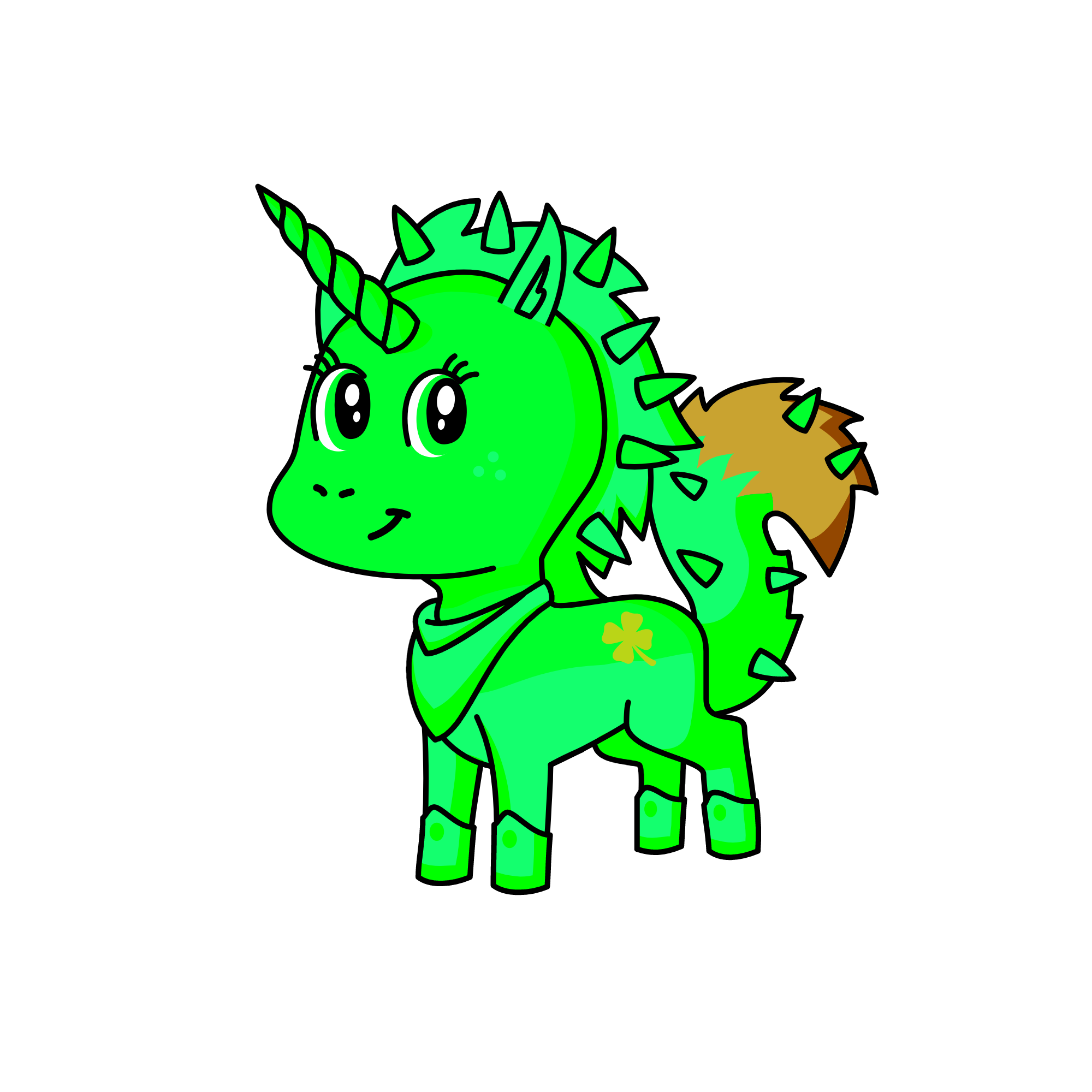 Verdito, the unicorn