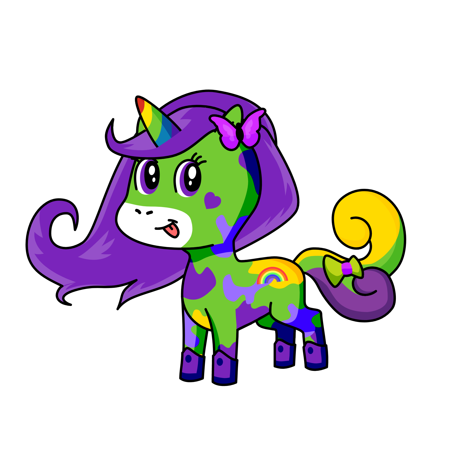Violeta, the unicorn