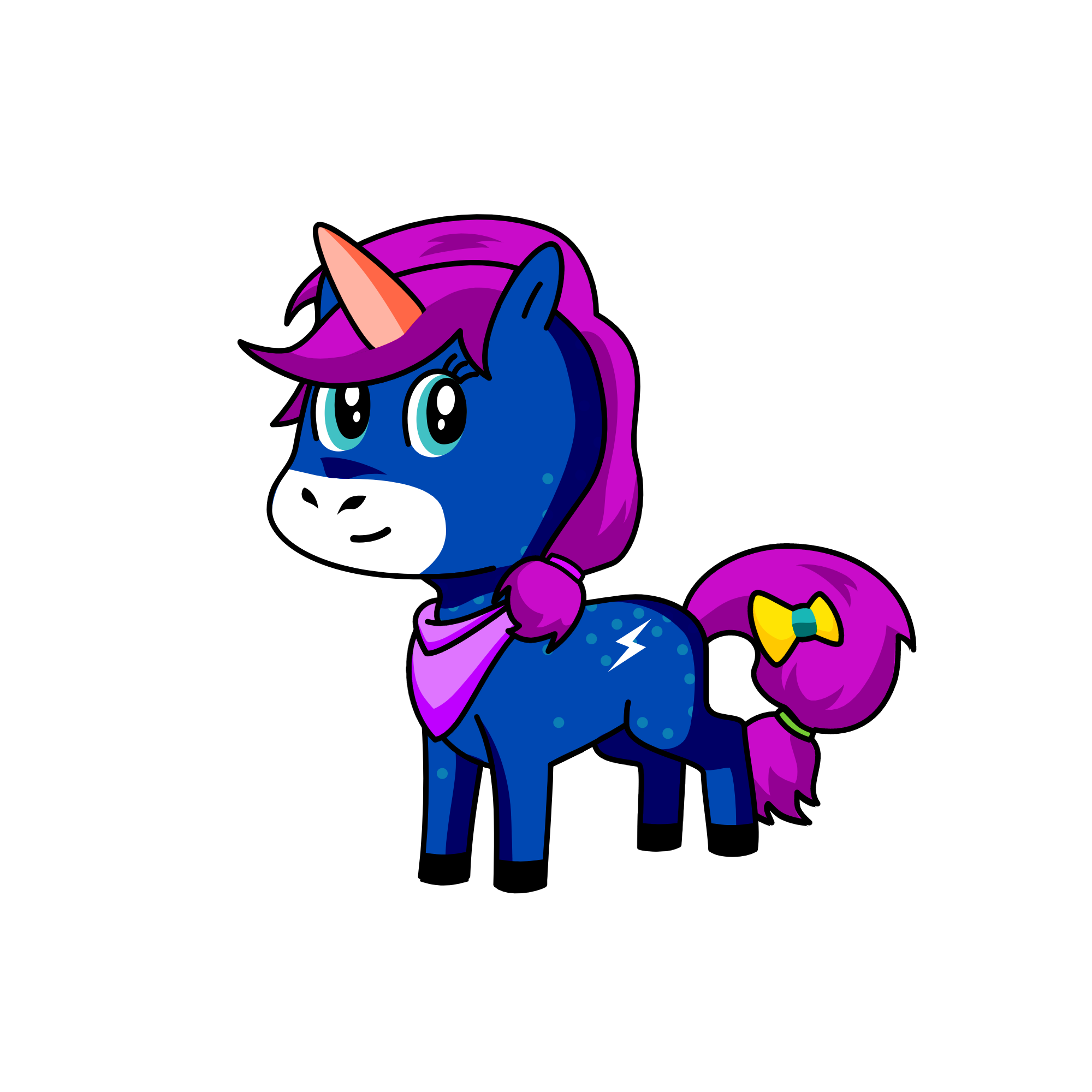 VIOLETA, the unicorn