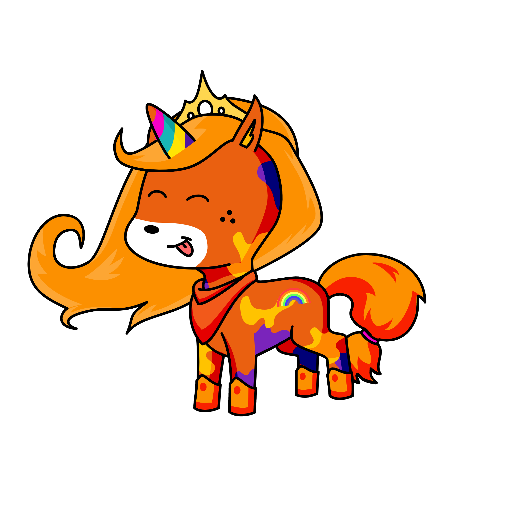 OrangeCorn, the unicorn