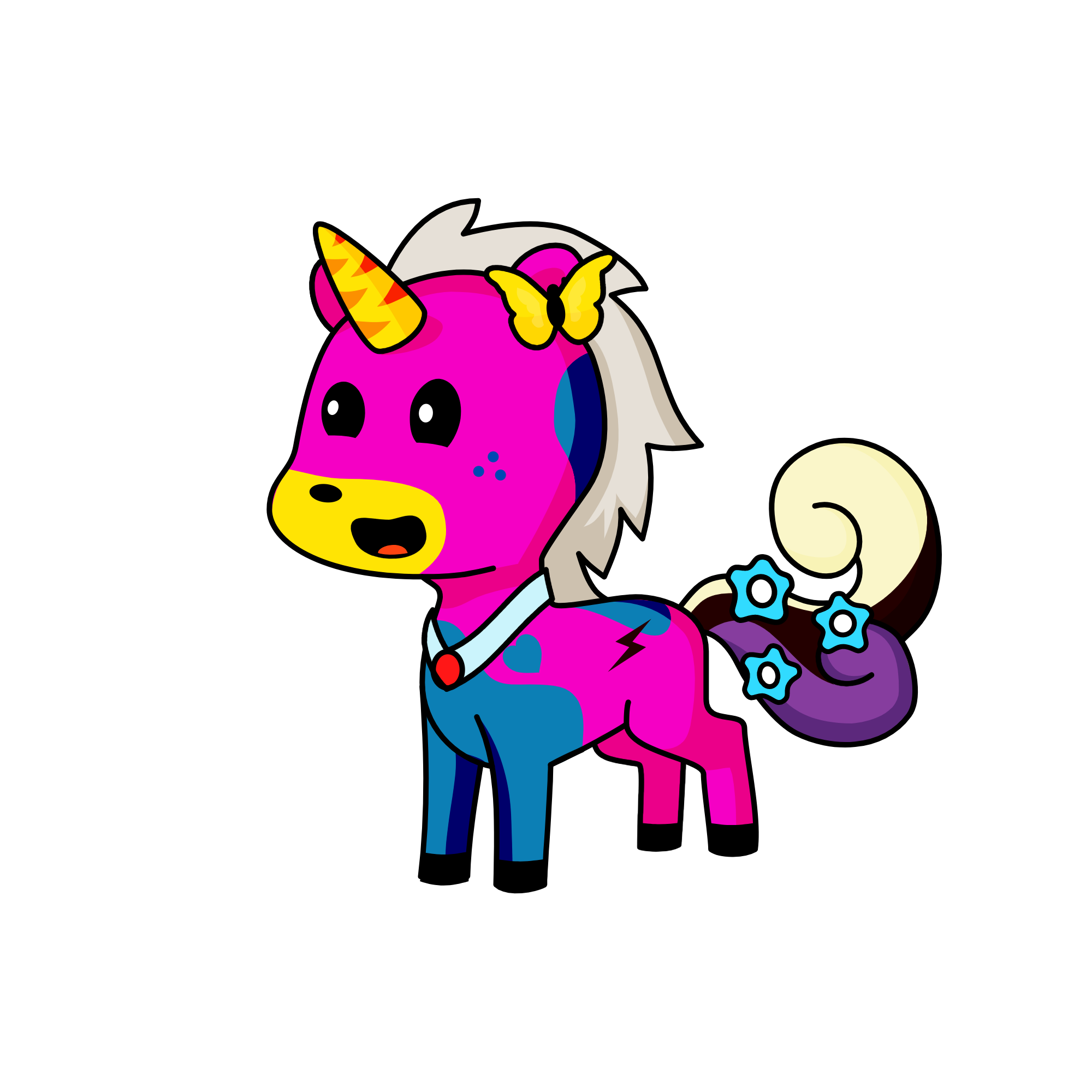 SUPER UNICORN, the unicorn