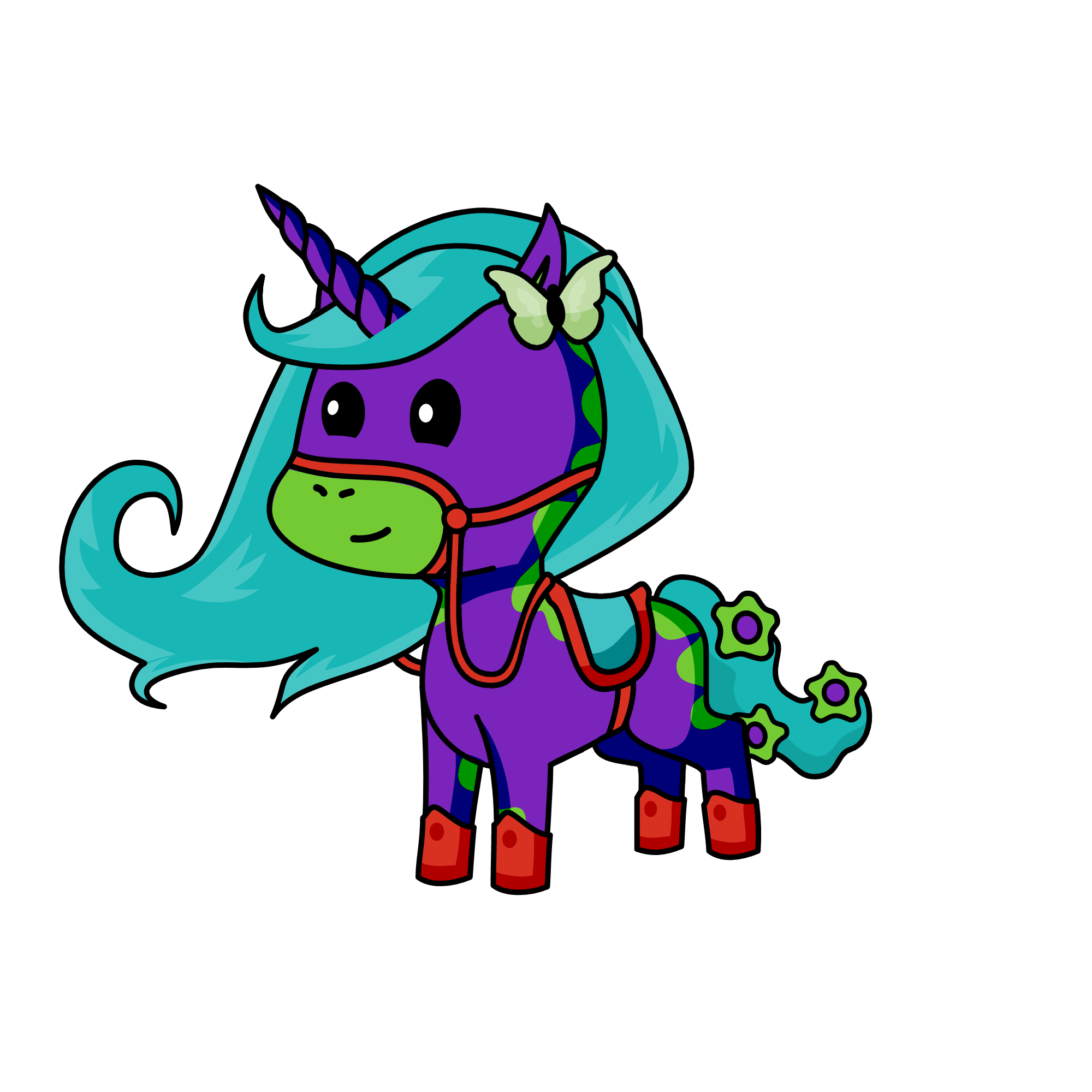 Glitsen, the unicorn