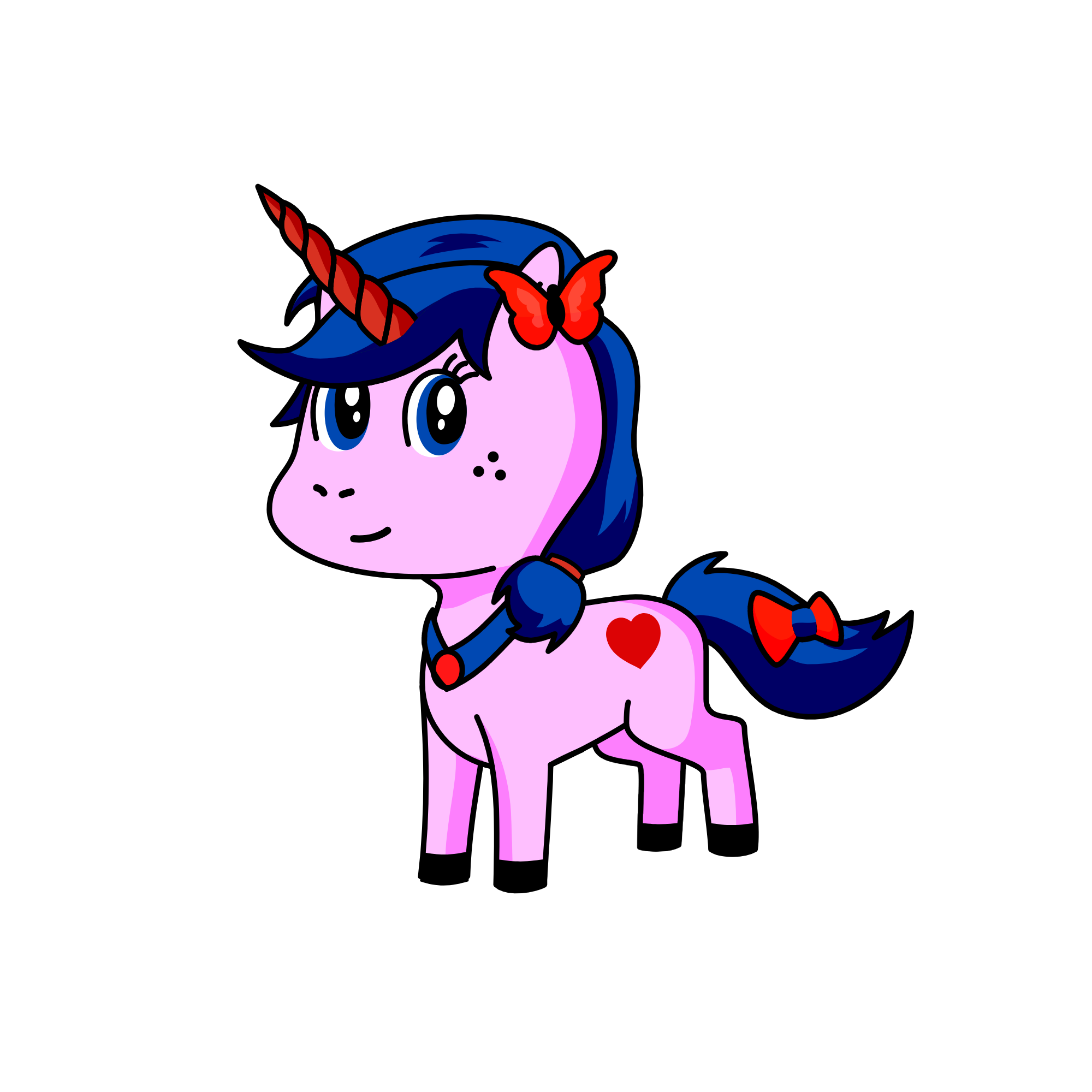 Marinnete, the unicorn