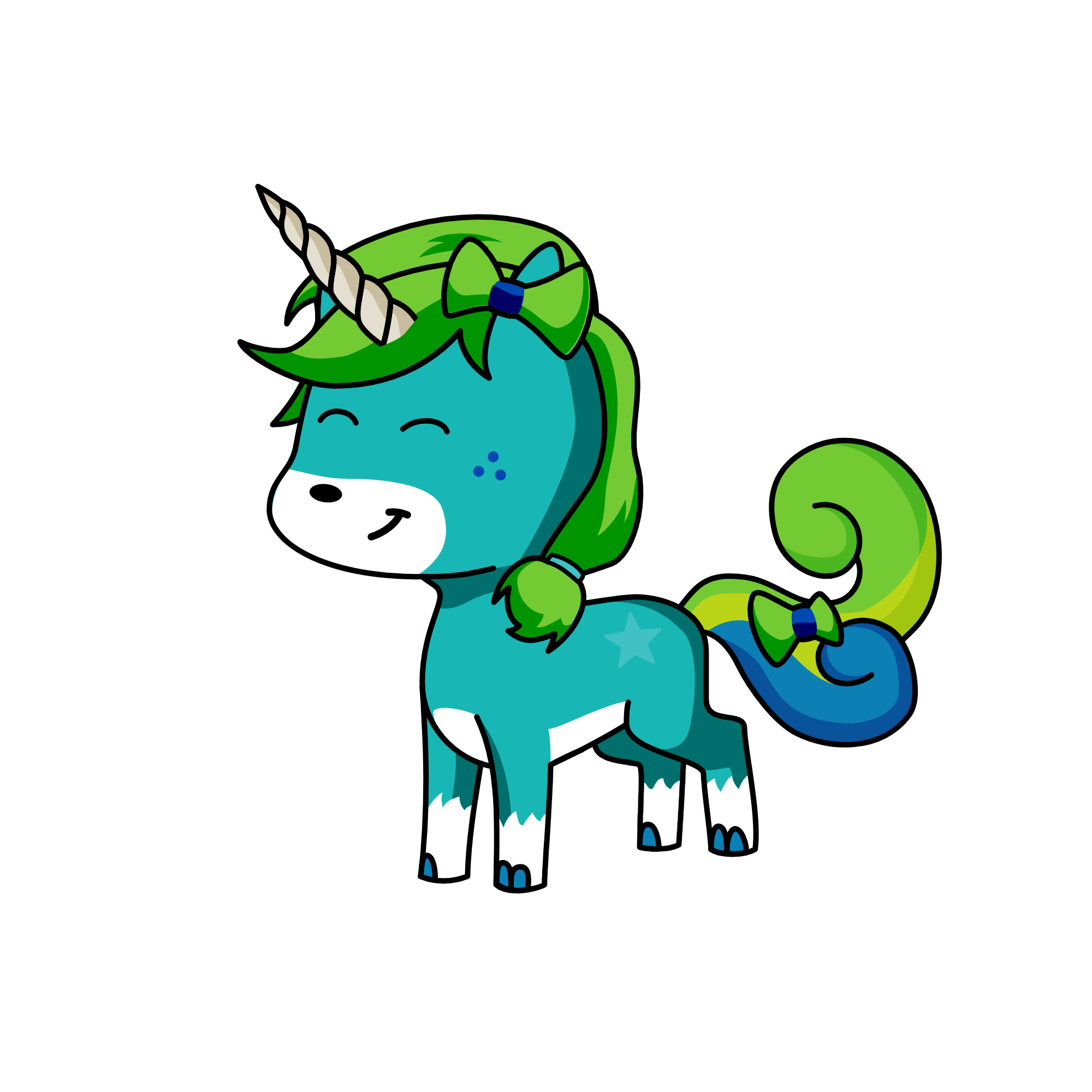 Evergreen, the unicorn