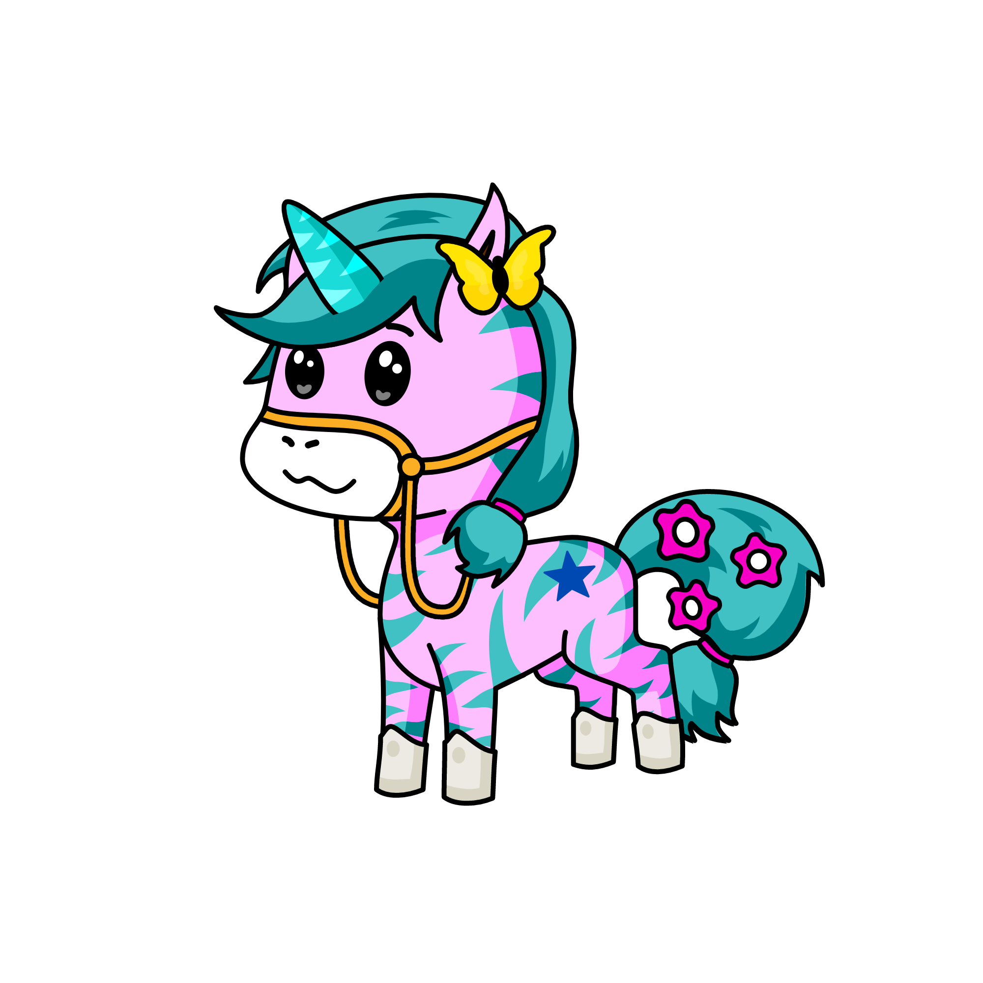 Cream, the unicorn