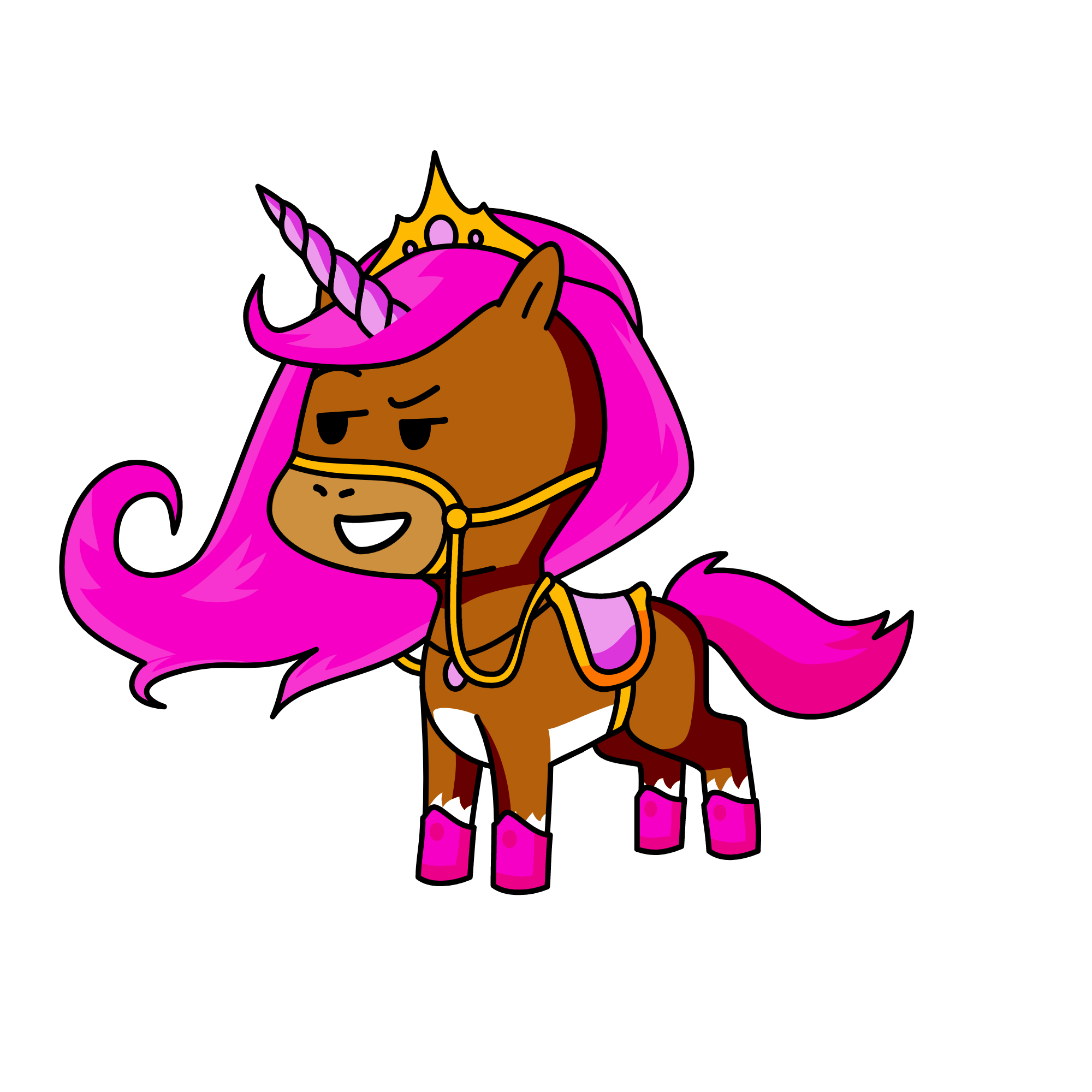 Princess Hermione, the unicorn