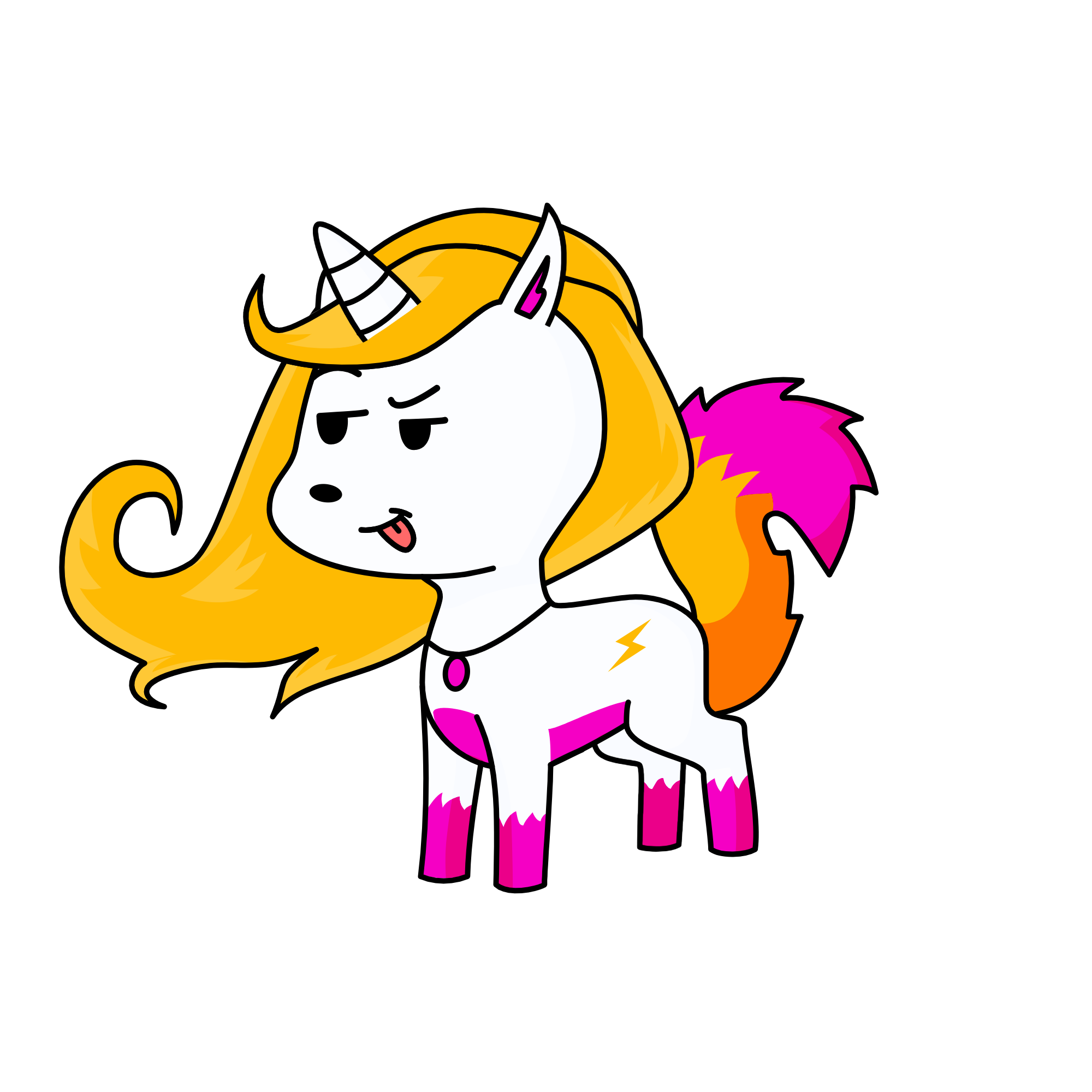 Sophia uwu, the unicorn