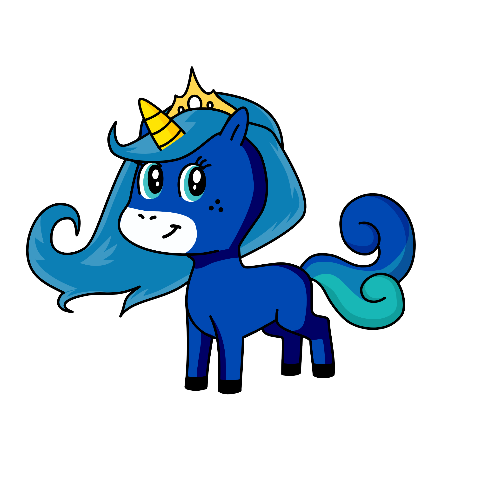 Moon, the unicorn