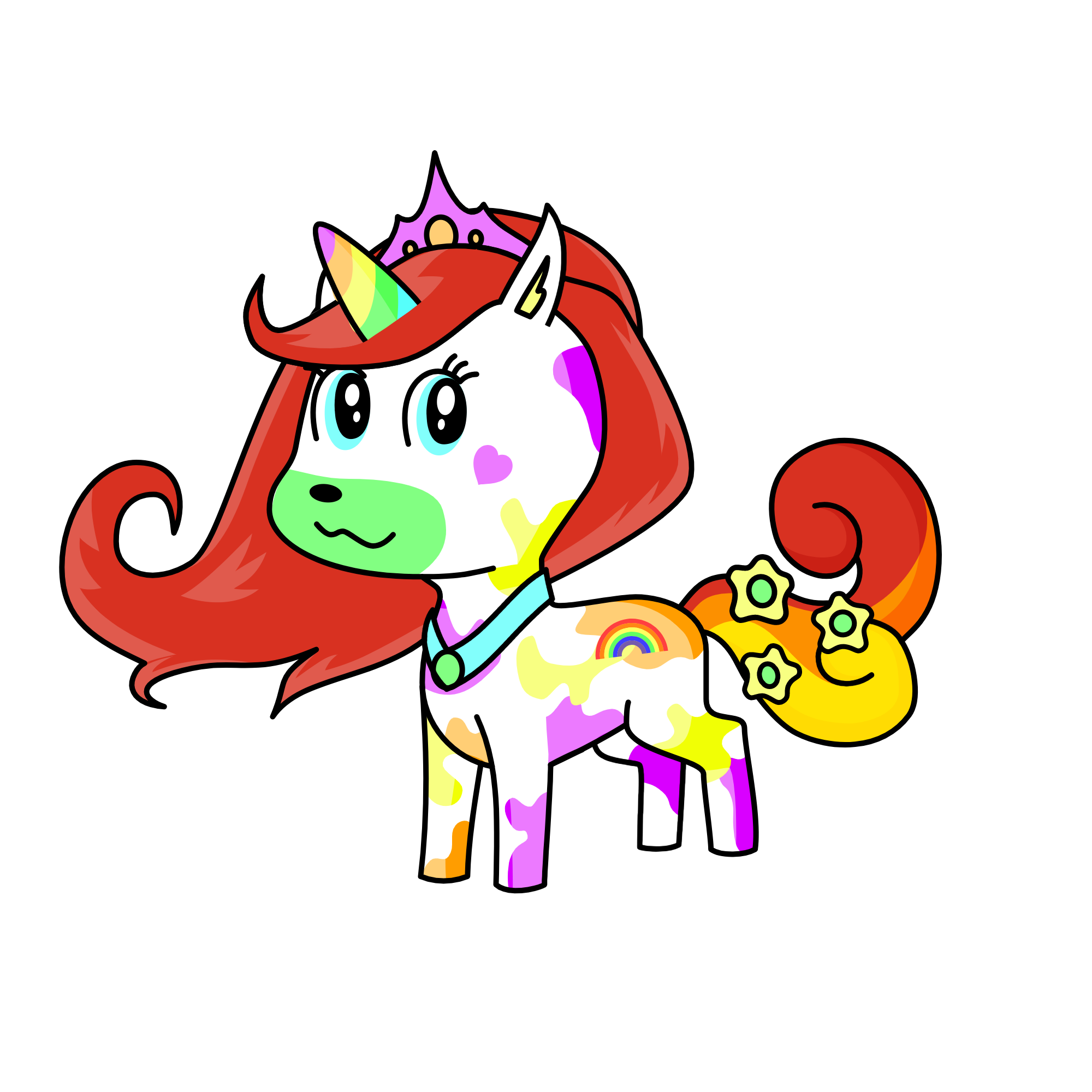 Dashy Es la reina de los Arcoiris🌈, the unicorn