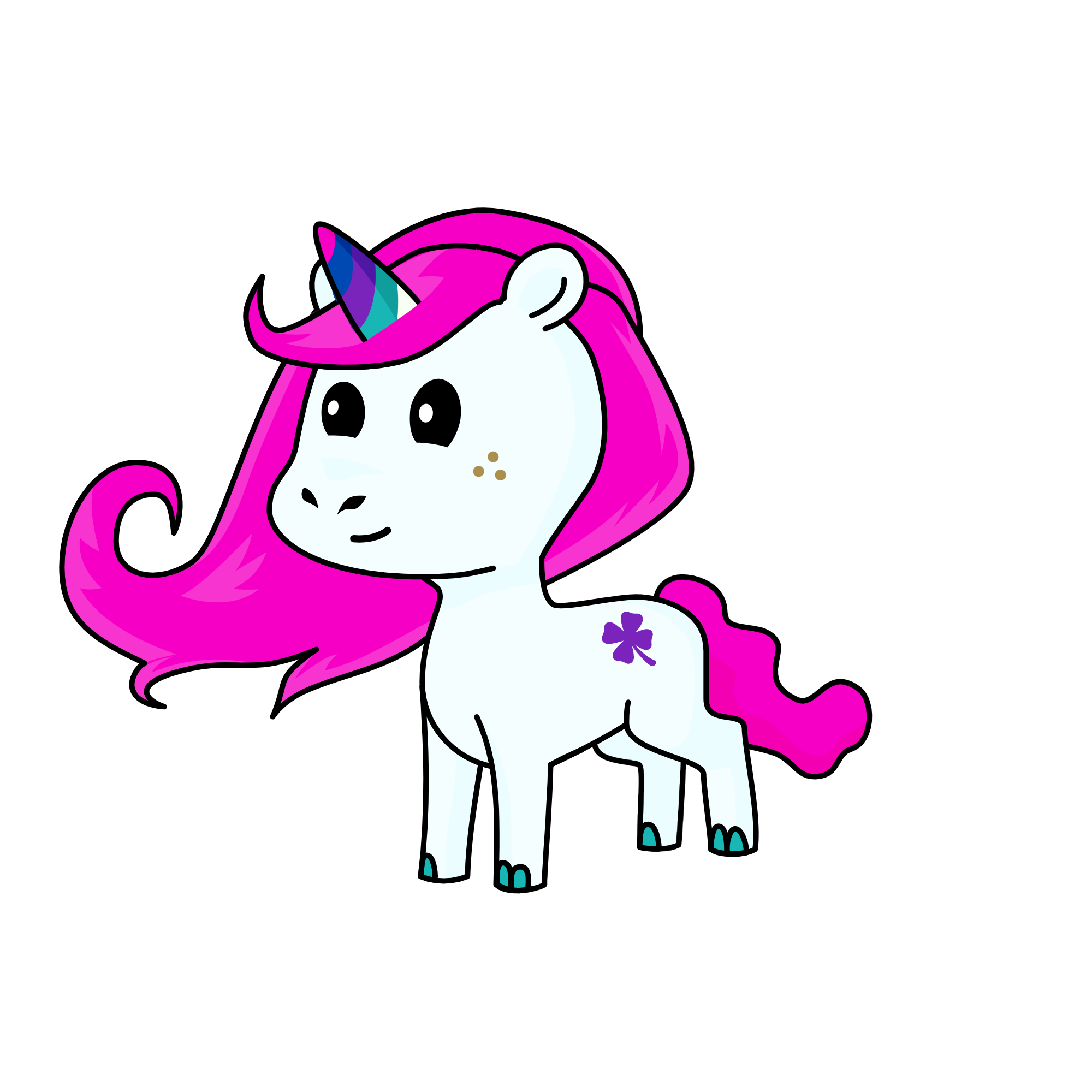 Princess Colors, the unicorn