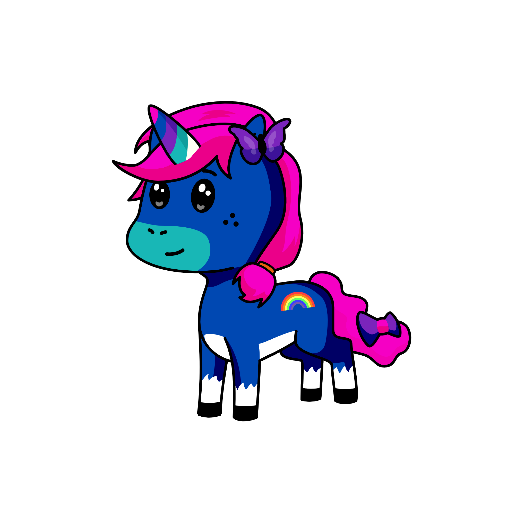 Fluttershy, the unicorn