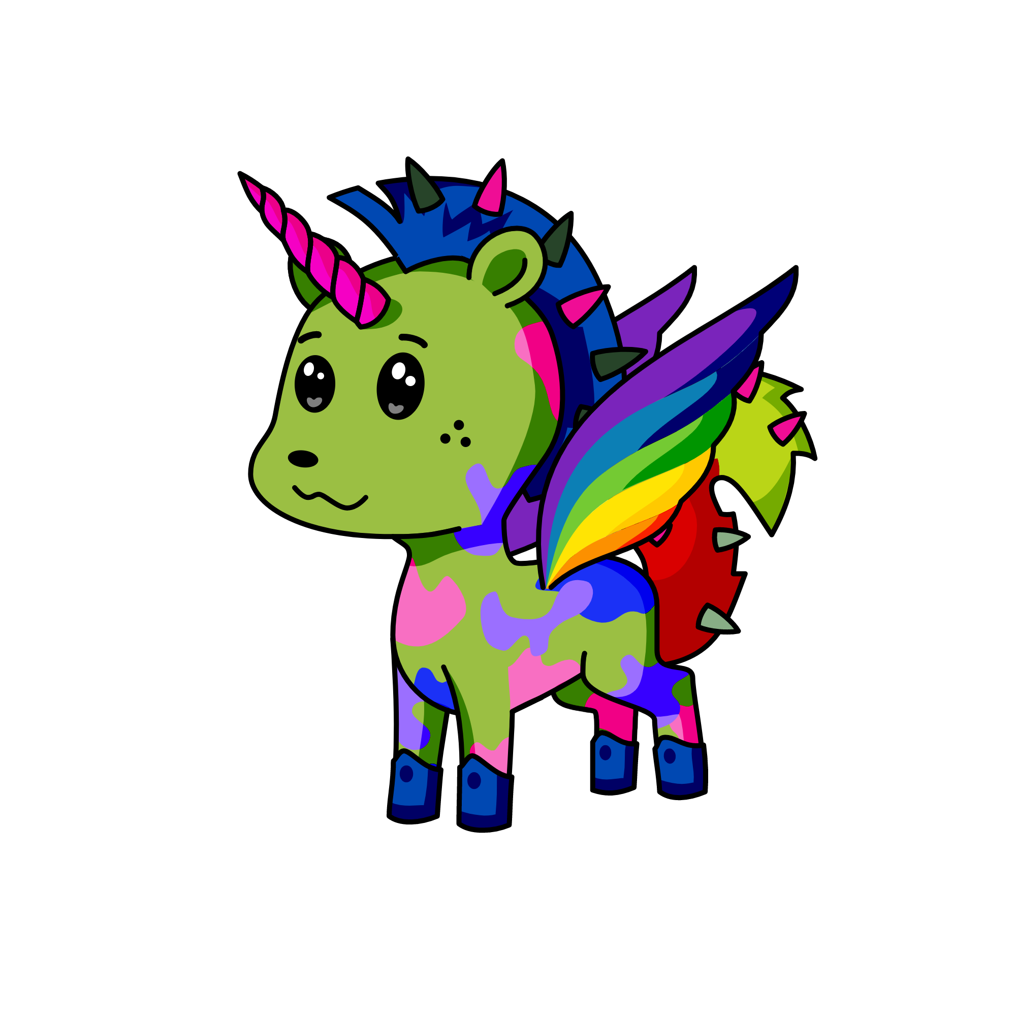 dizzy duzzle, the unicorn