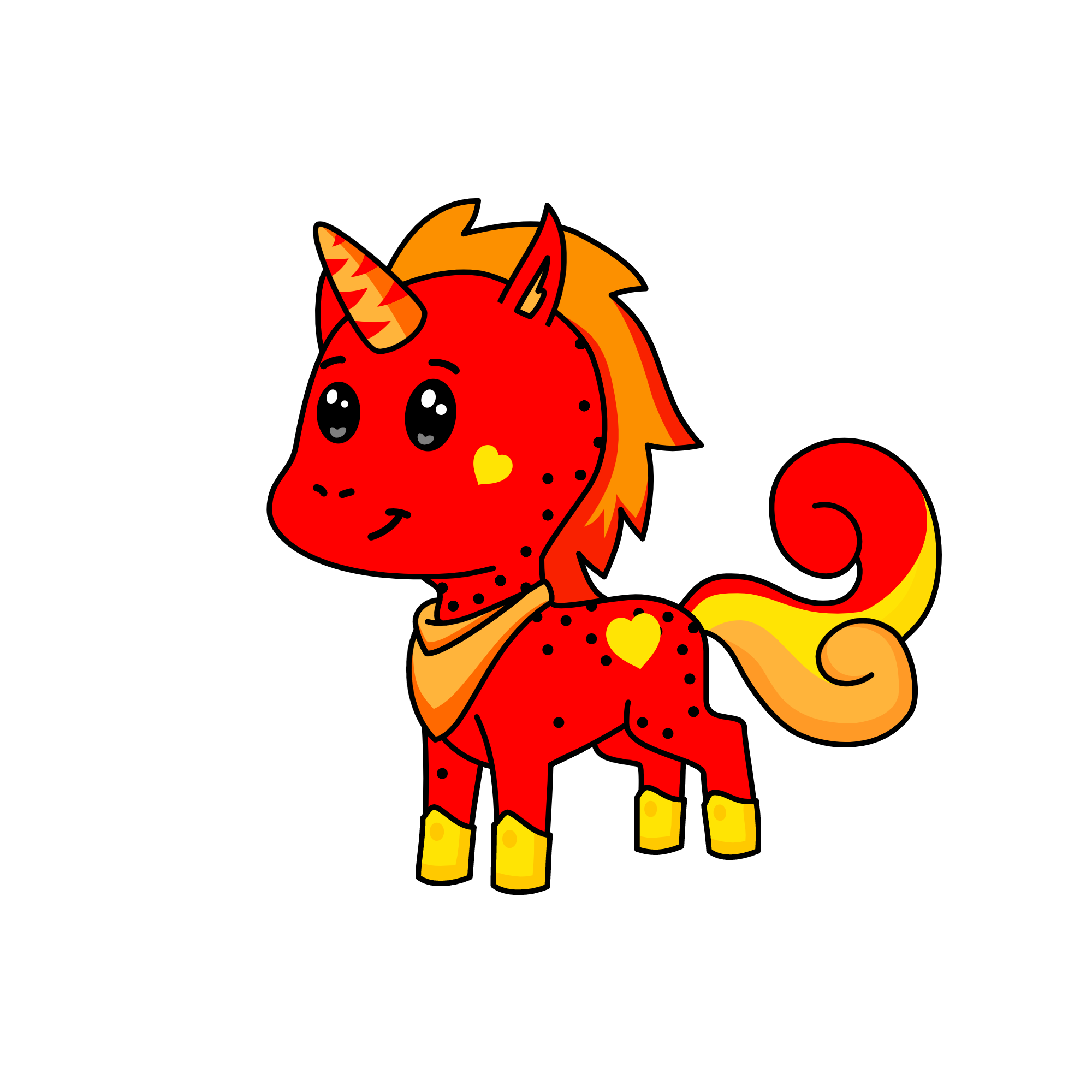 Fire-heart, the unicorn