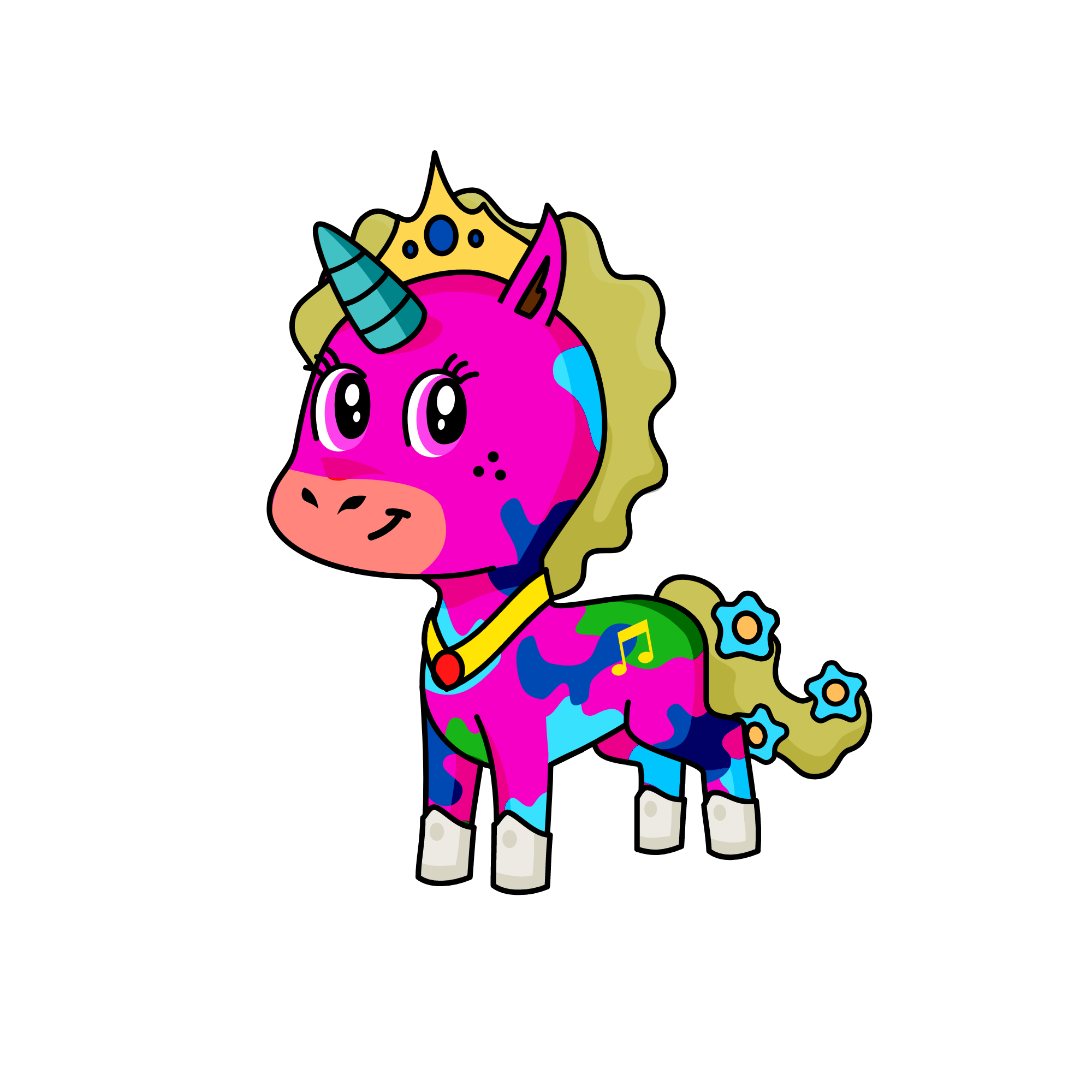 Queen Quala, the unicorn