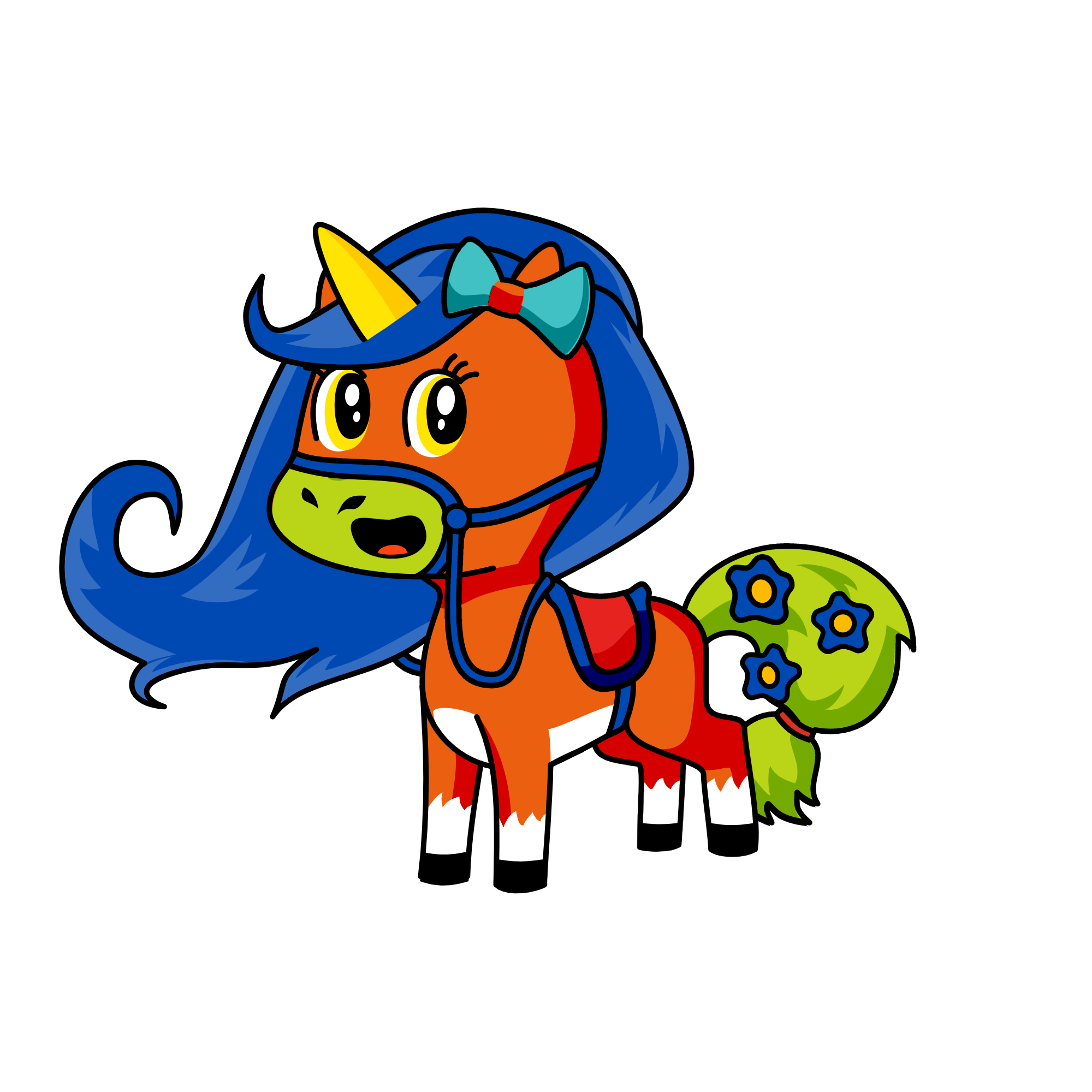 Splash, the unicorn
