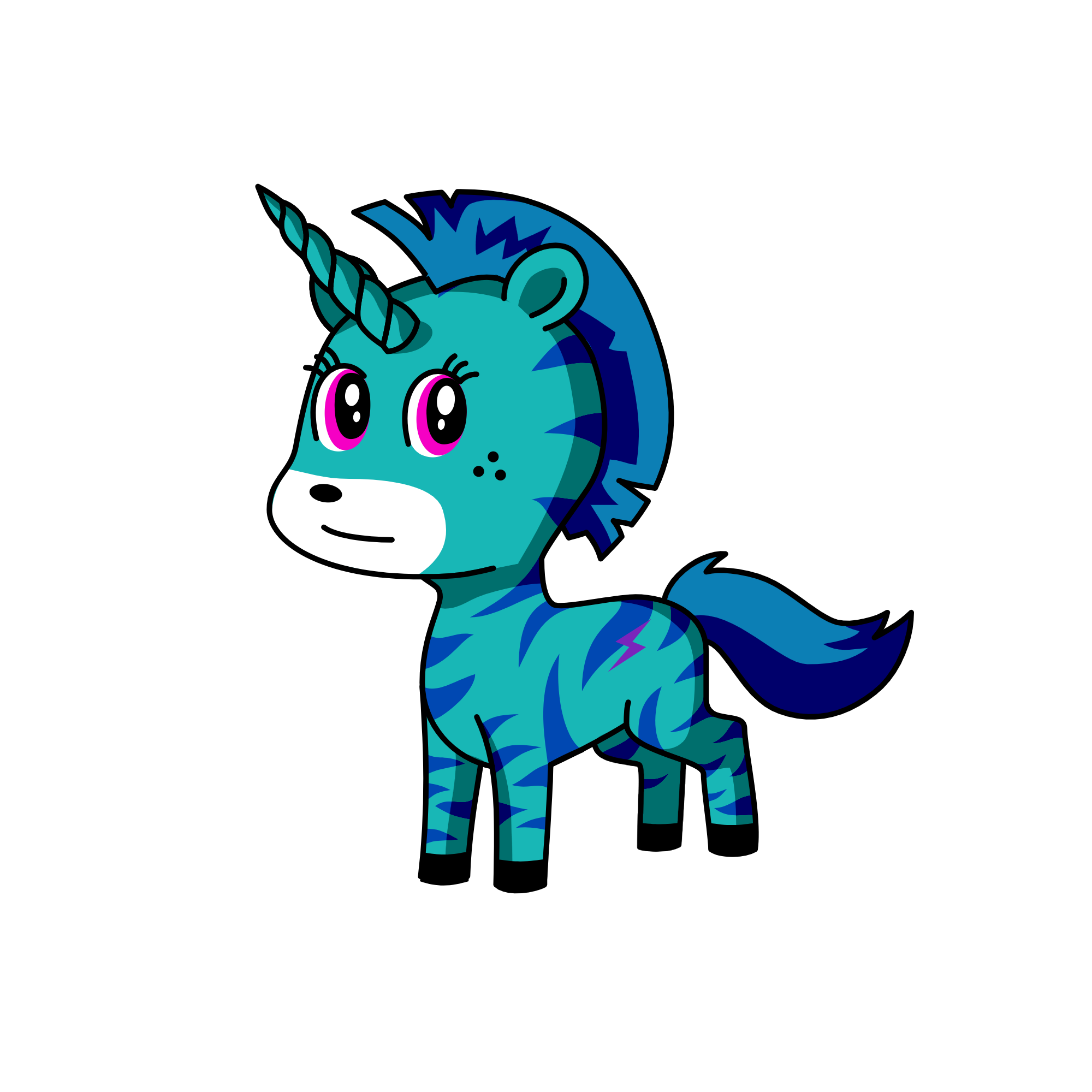 Athena, the unicorn