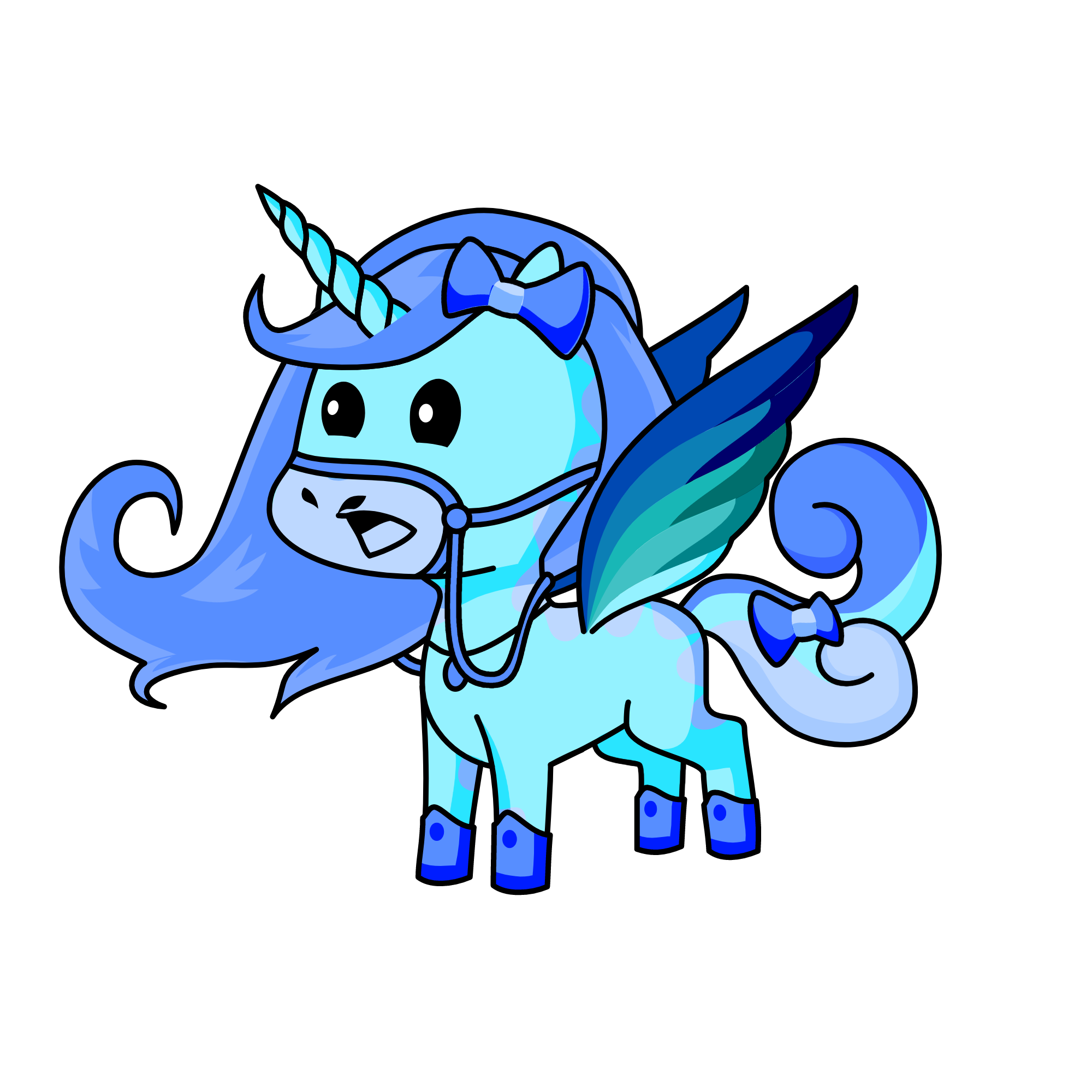 Aqua, the unicorn