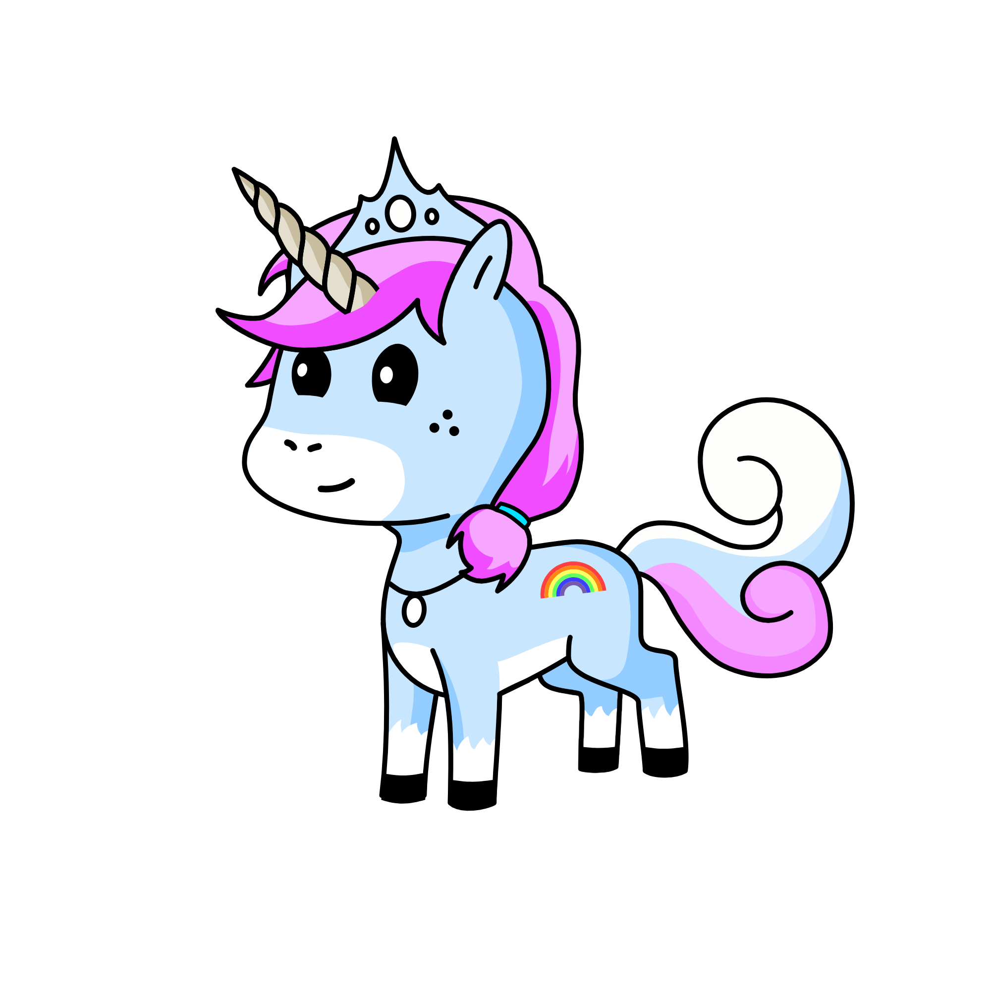 SNOWY, the unicorn
