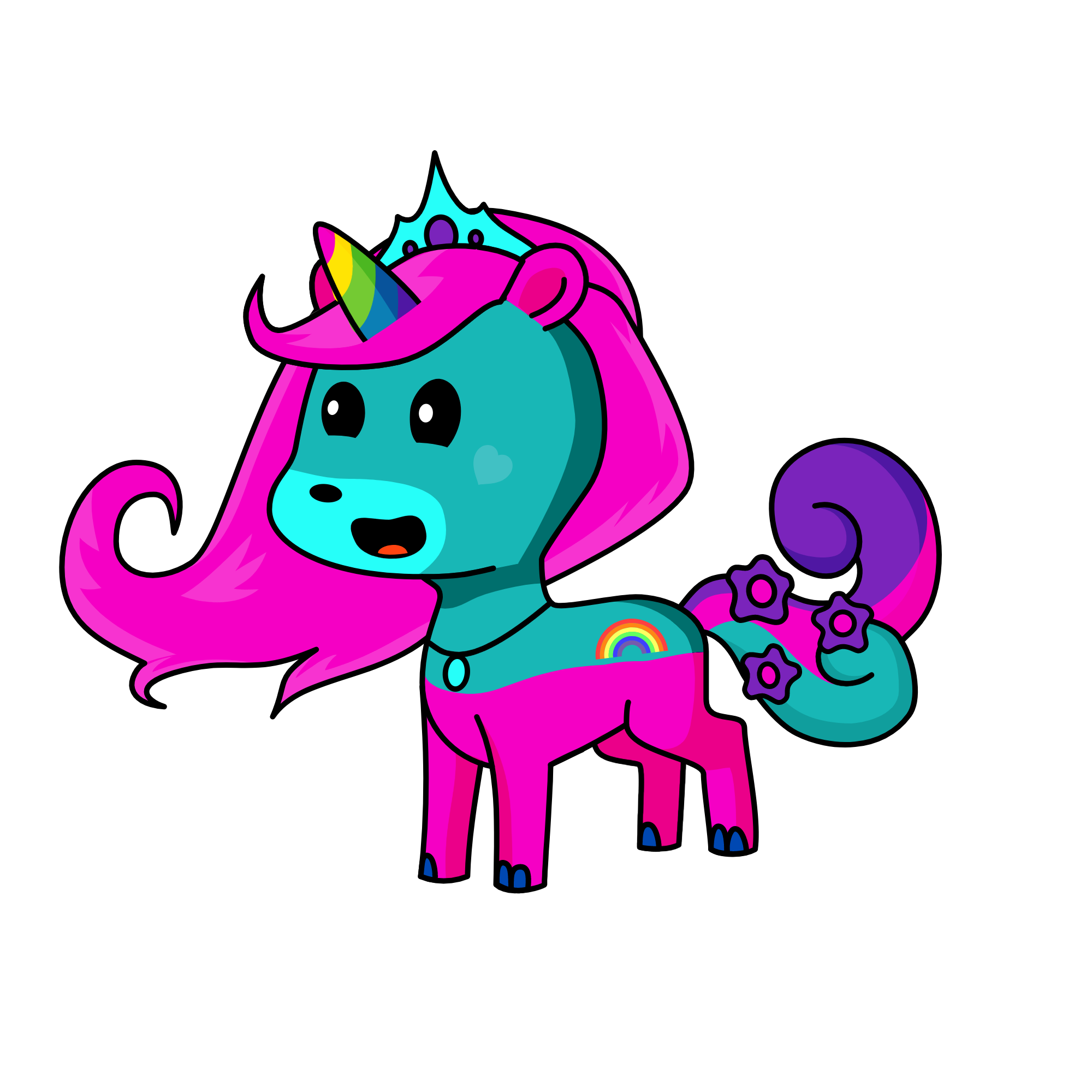 rainbow, the unicorn