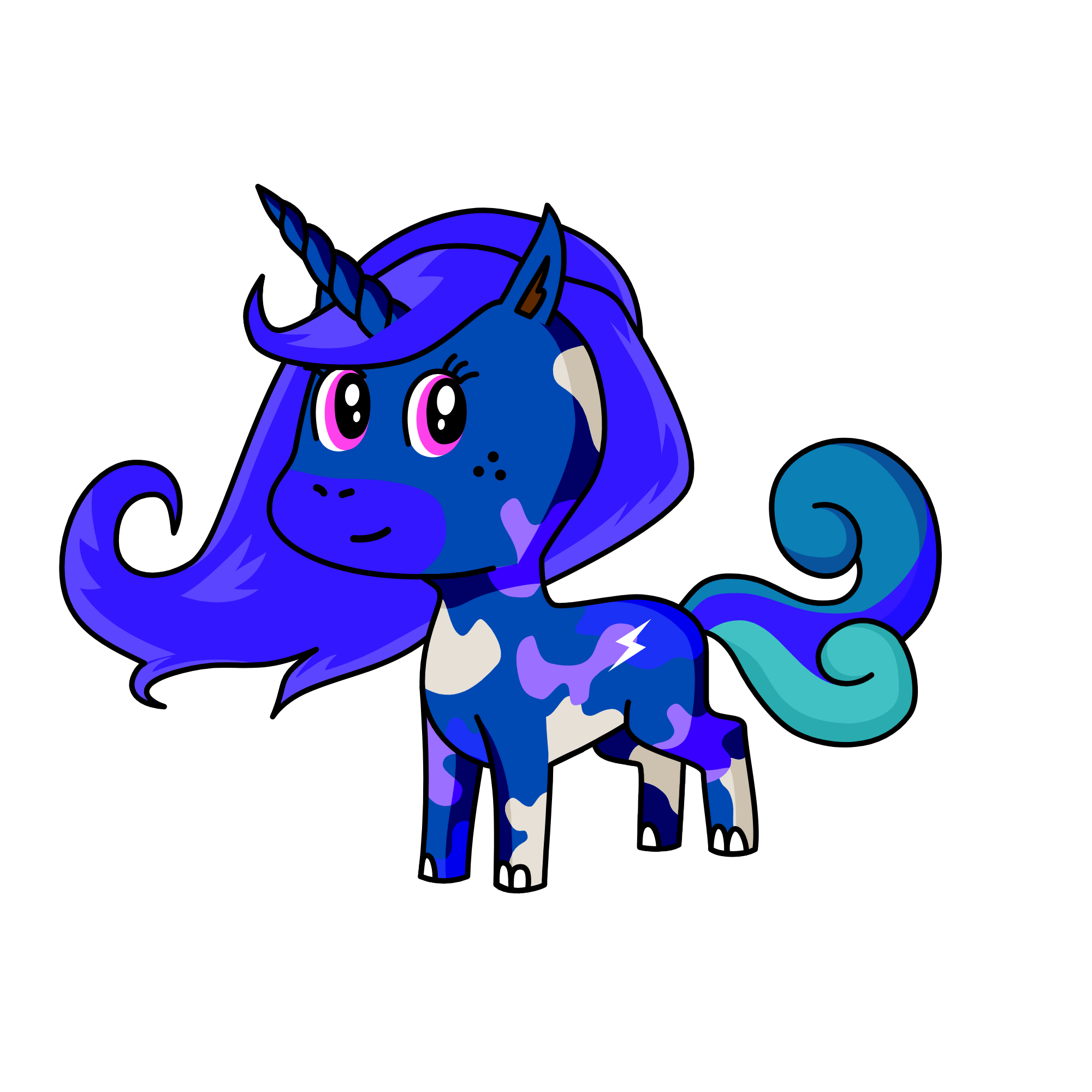 darkens, the unicorn