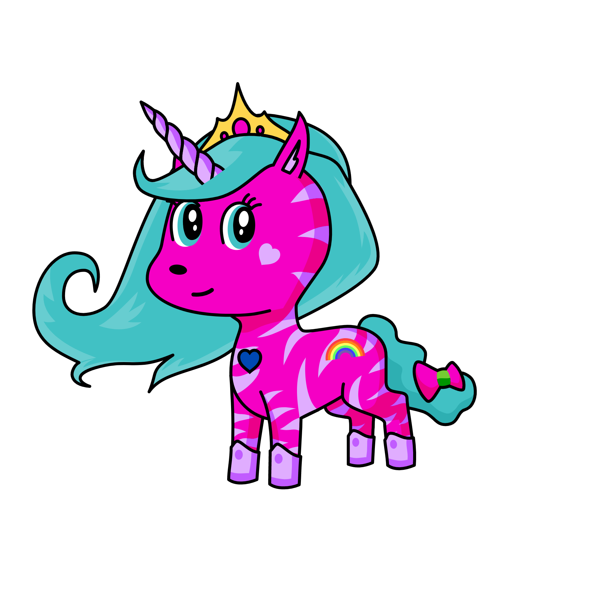 The Princess of Muny~Singing Beauty, the unicorn