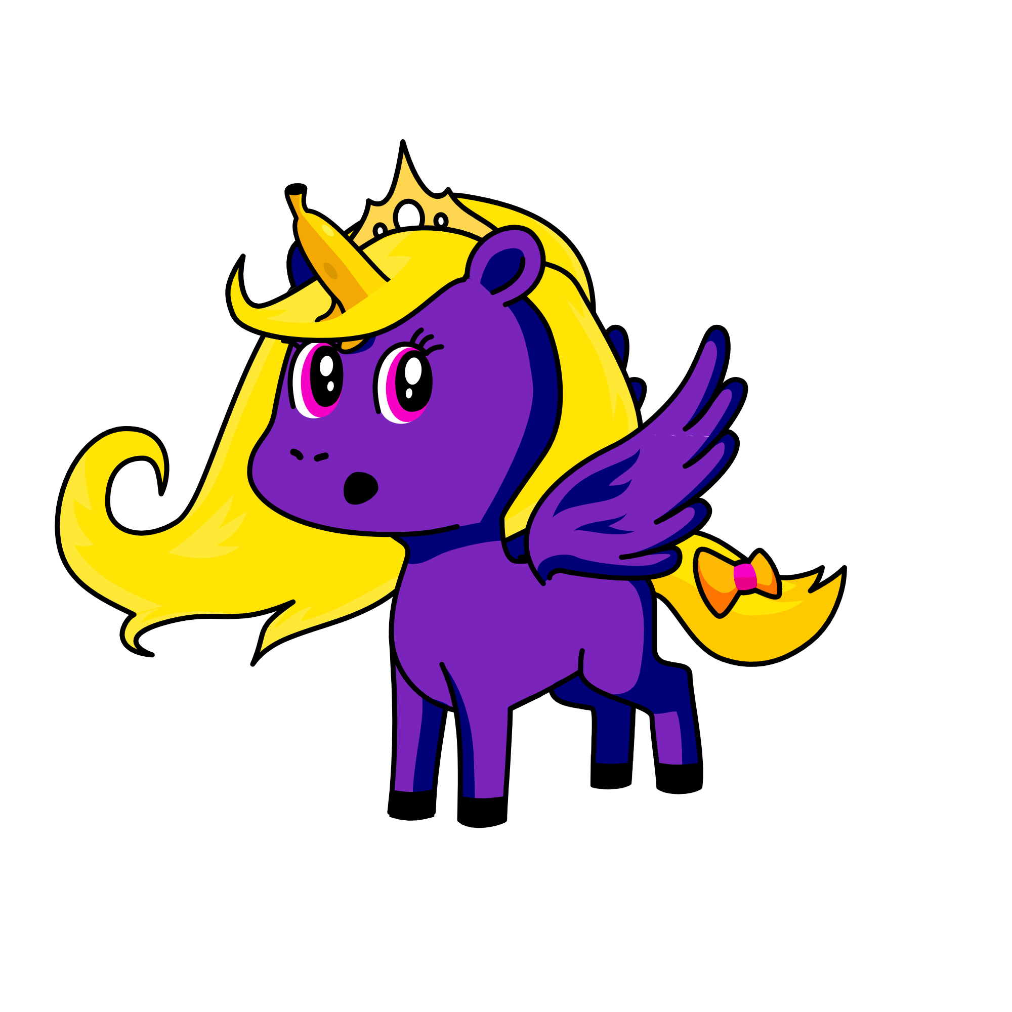 help! I have a banana stuck on my horn! please help?, the unicorn