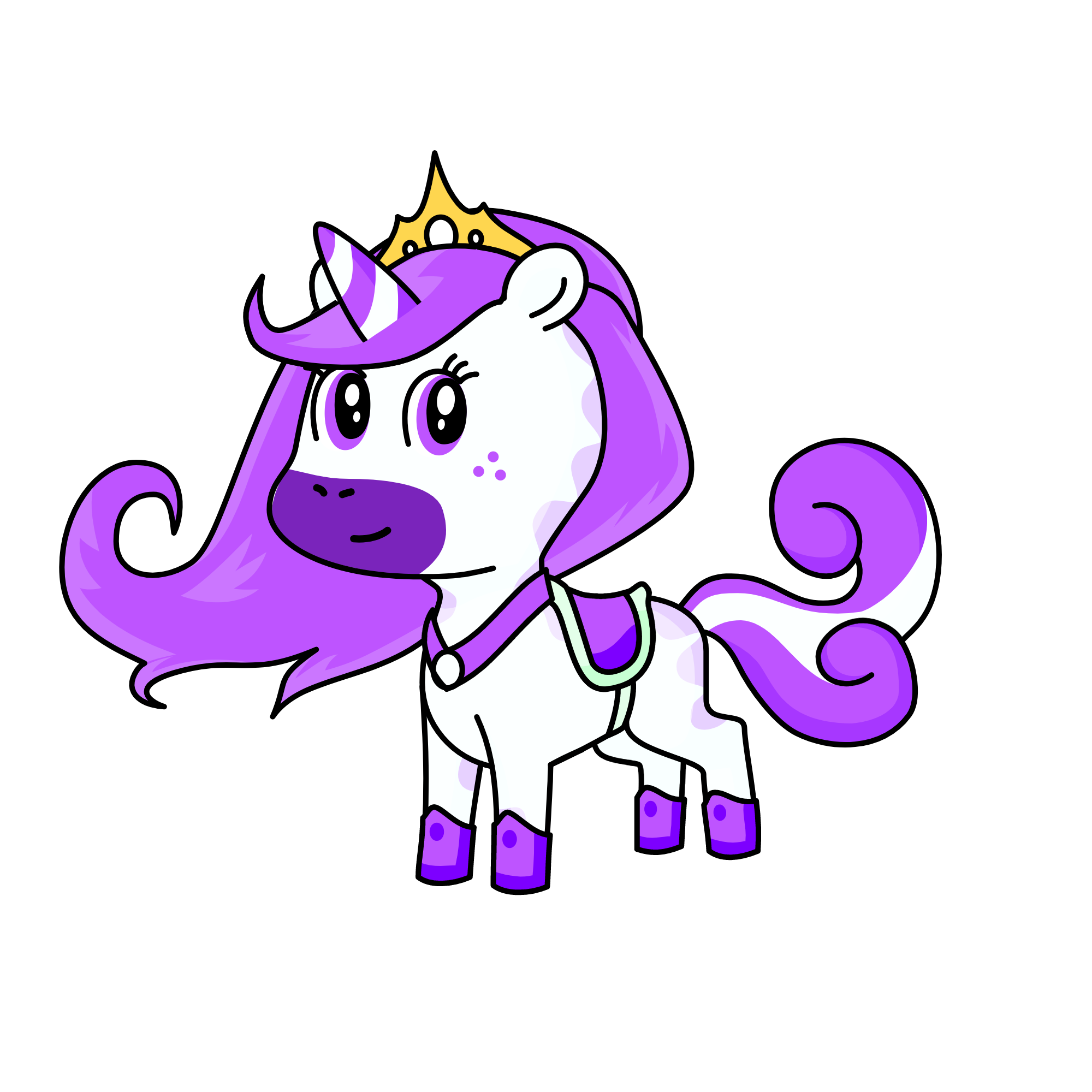 Violet , the unicorn