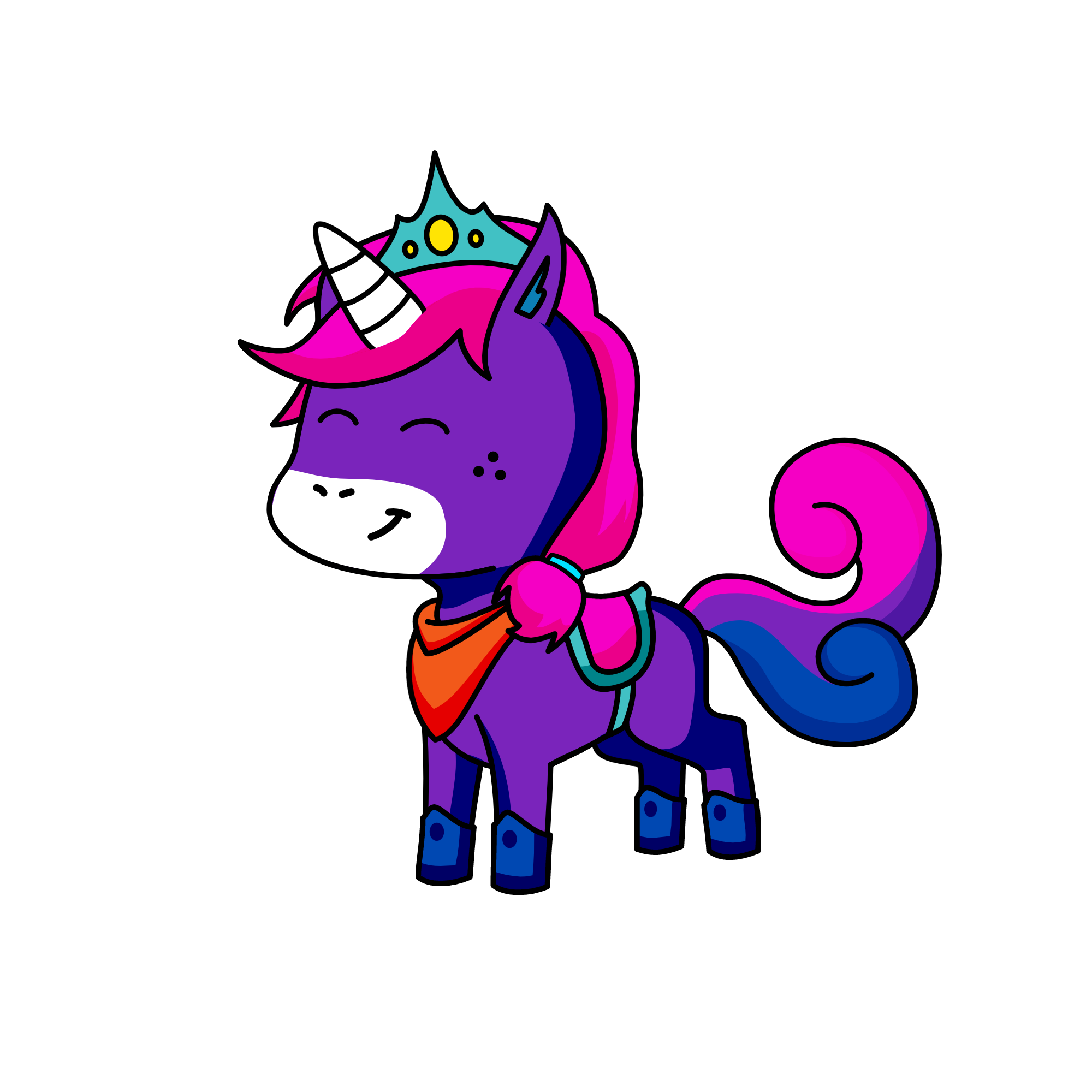 Sunny, the unicorn