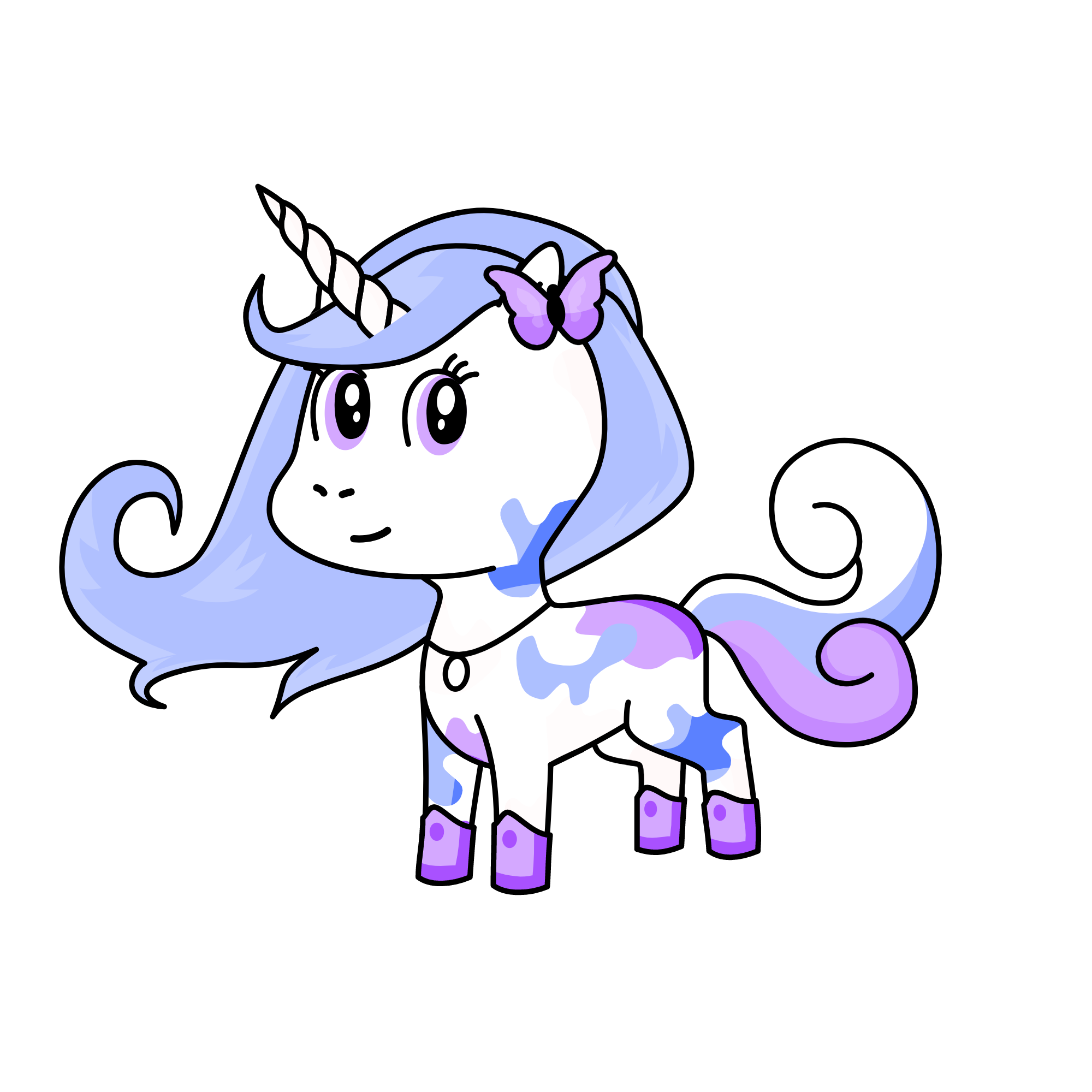 Speckle, the unicorn