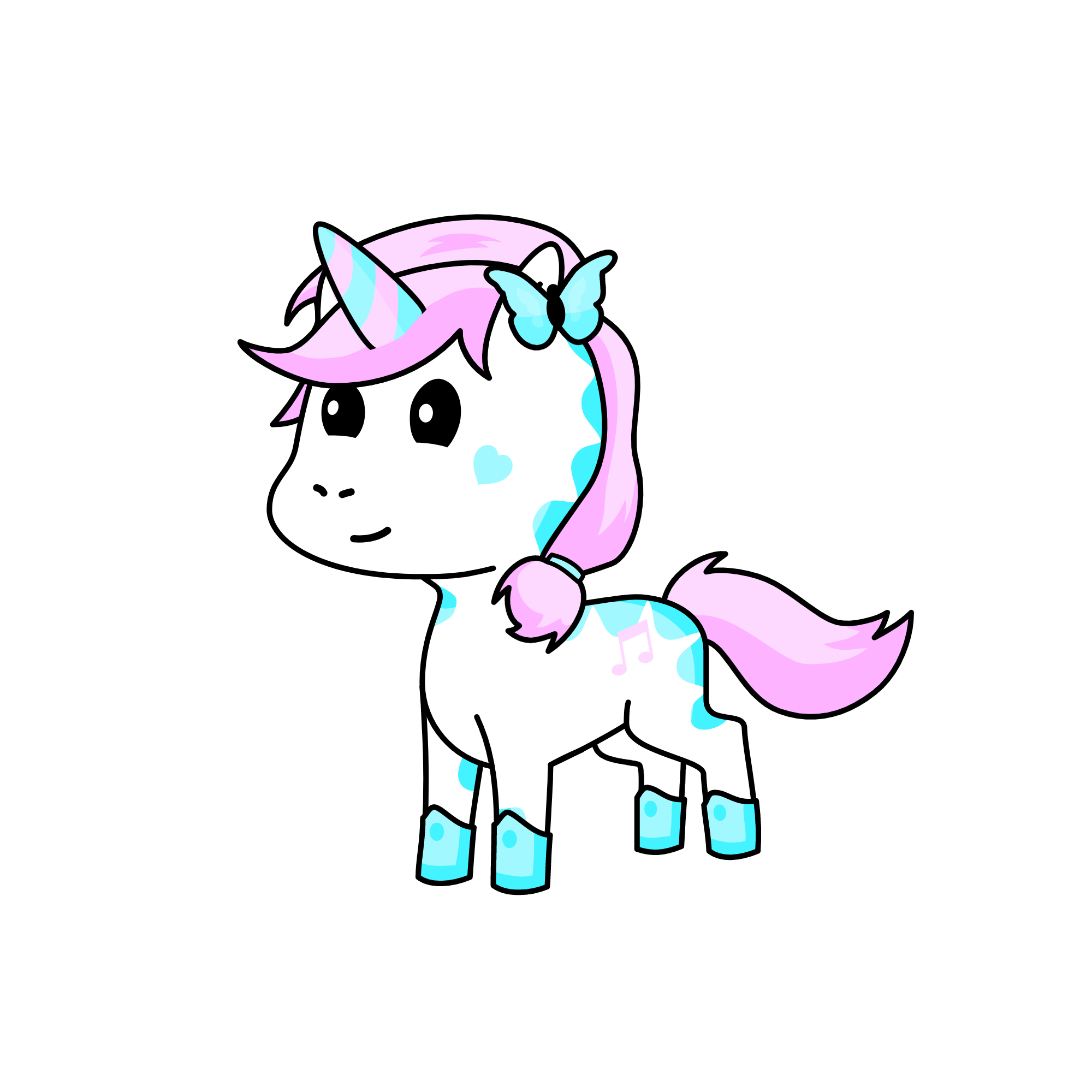 cotton cloud, the unicorn