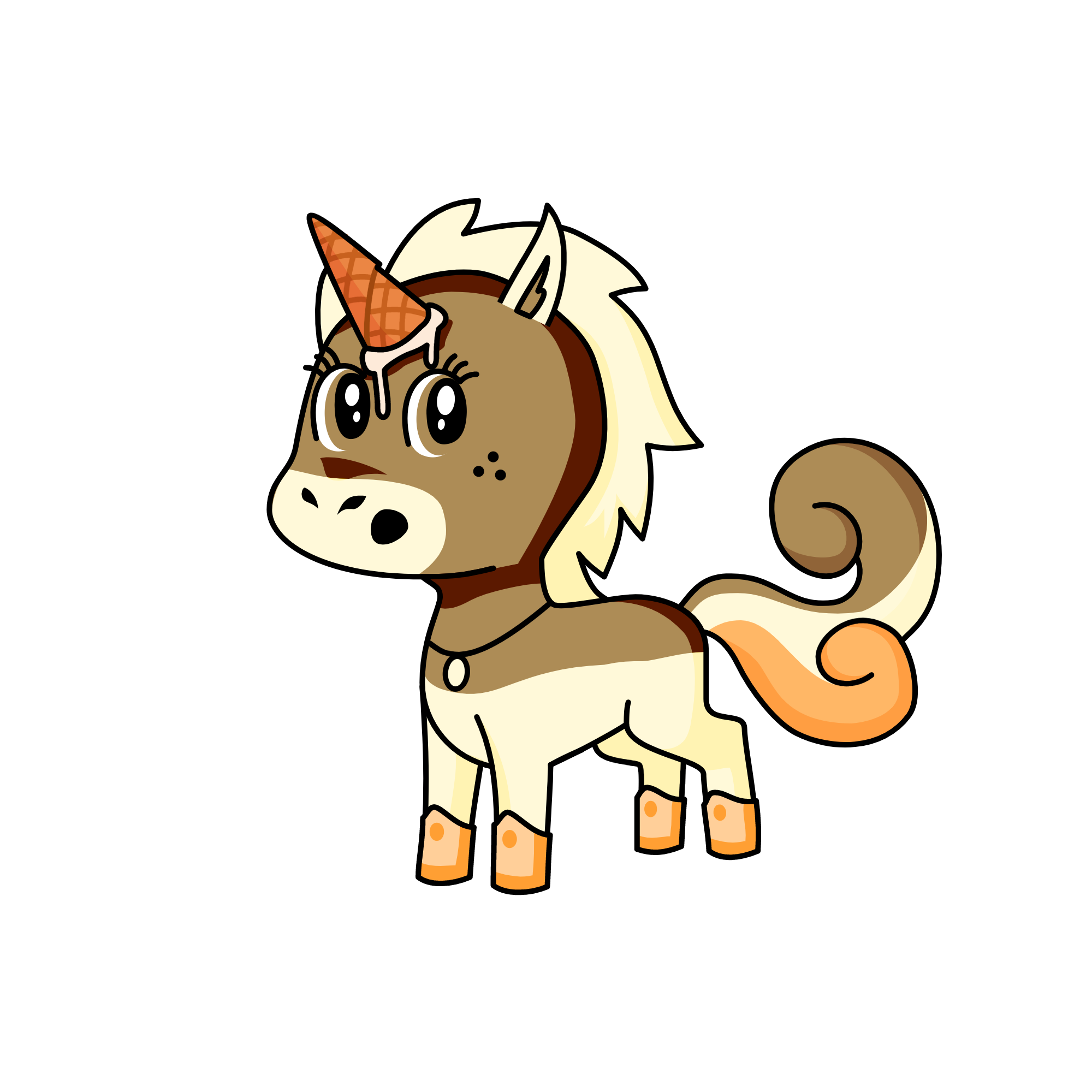 mrs hot fudge sundae, the unicorn