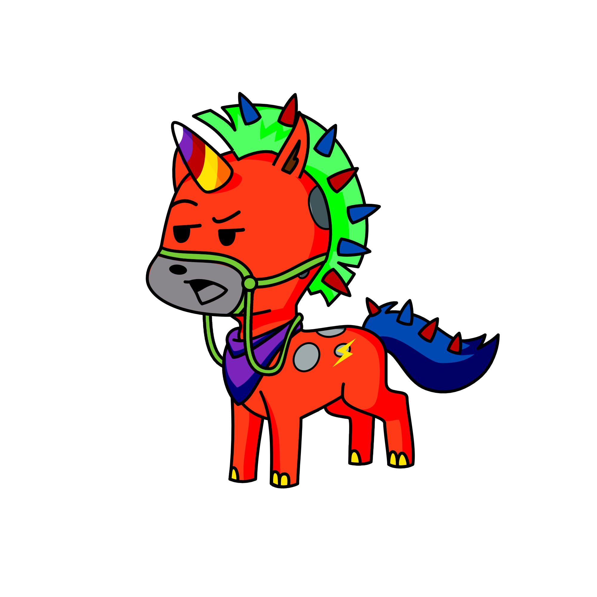lightning, the unicorn