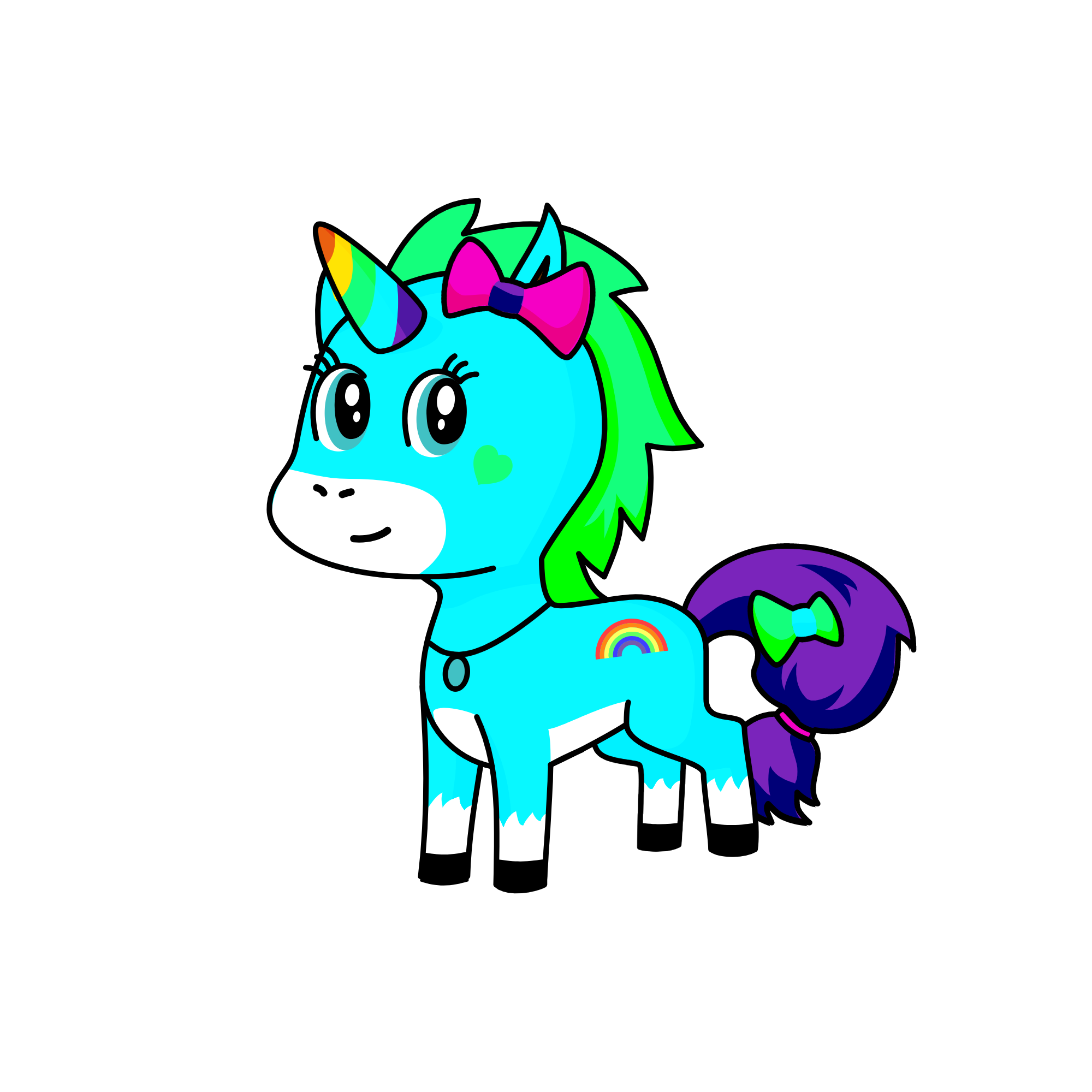 happy, the unicorn