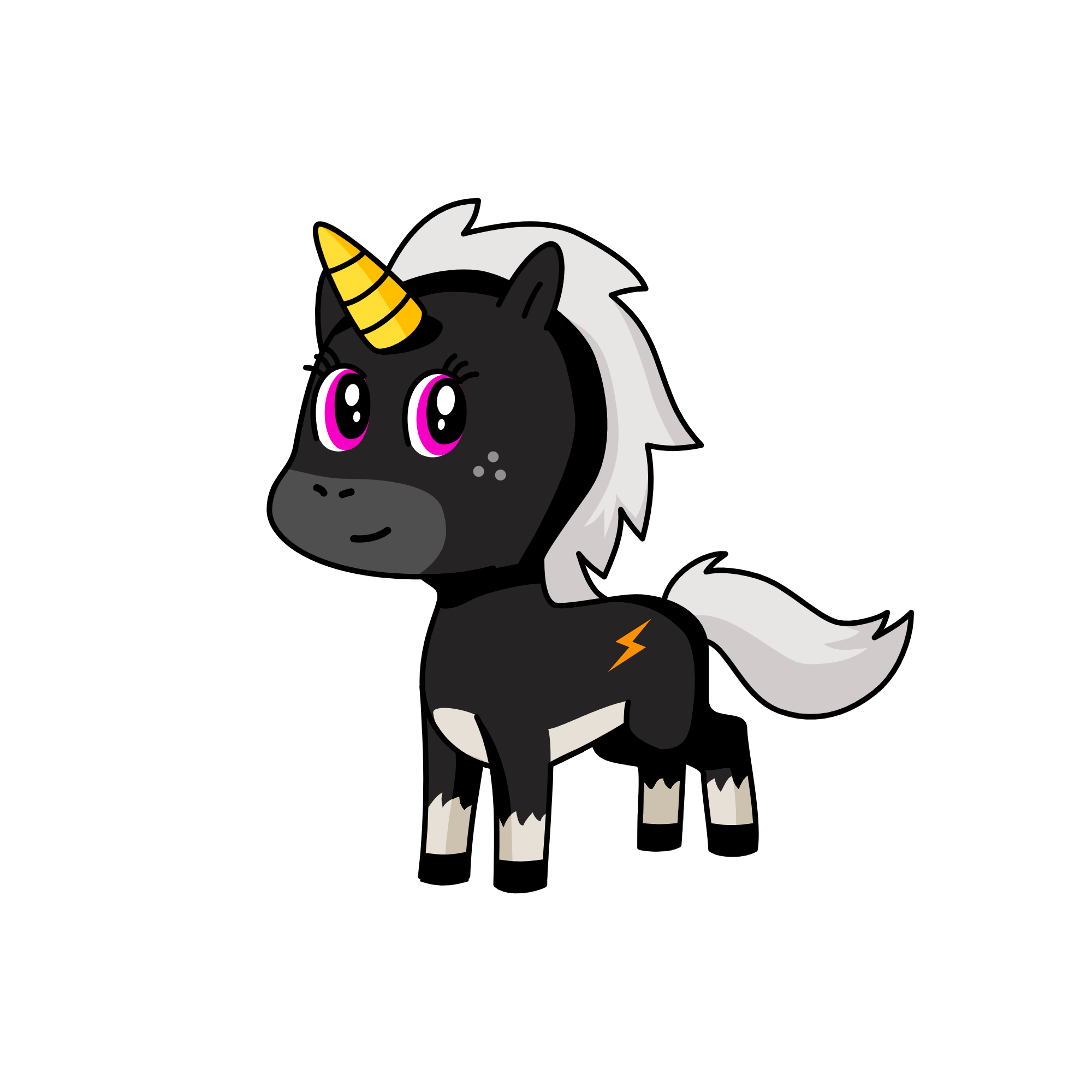 Night Moon, the unicorn