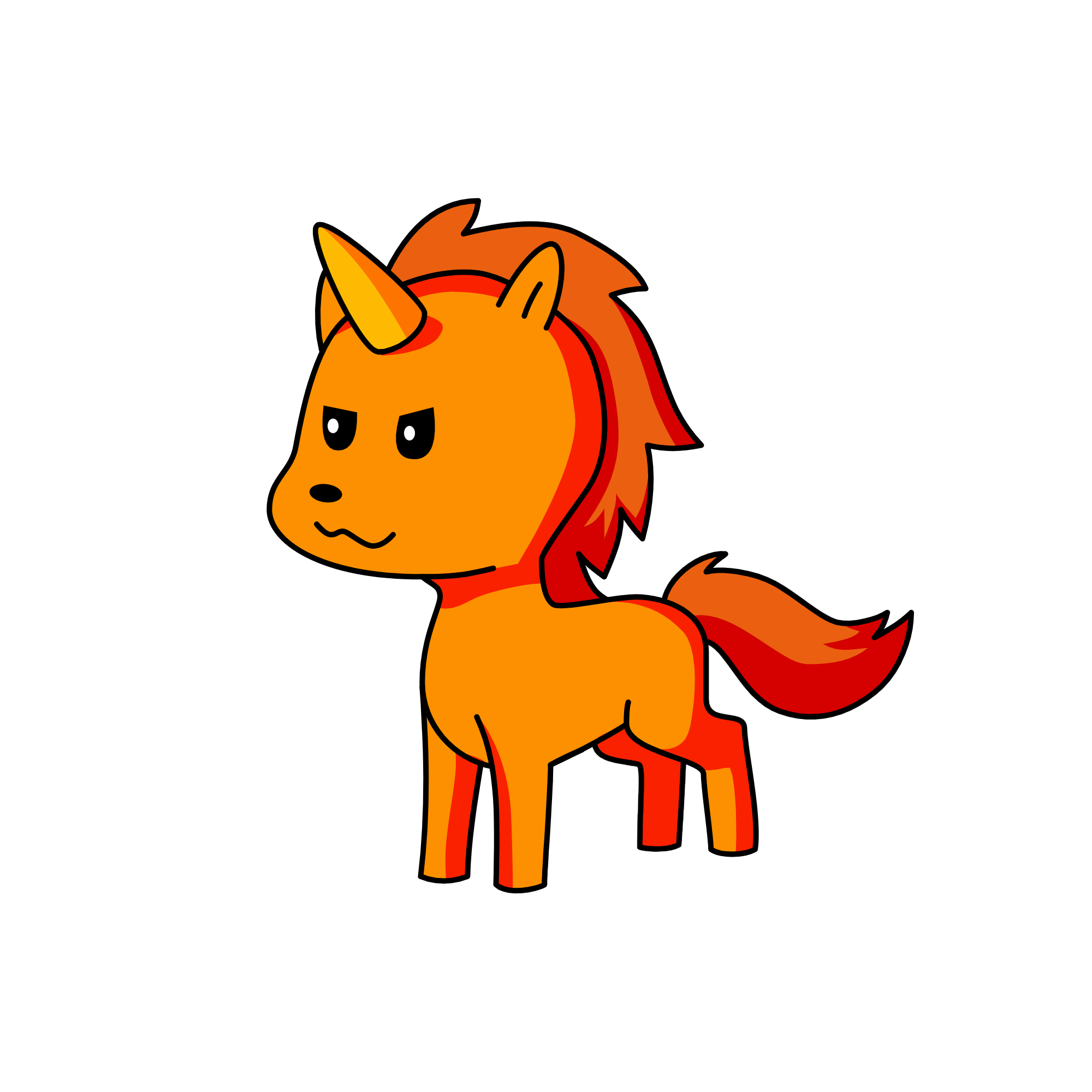 dark fire, the unicorn