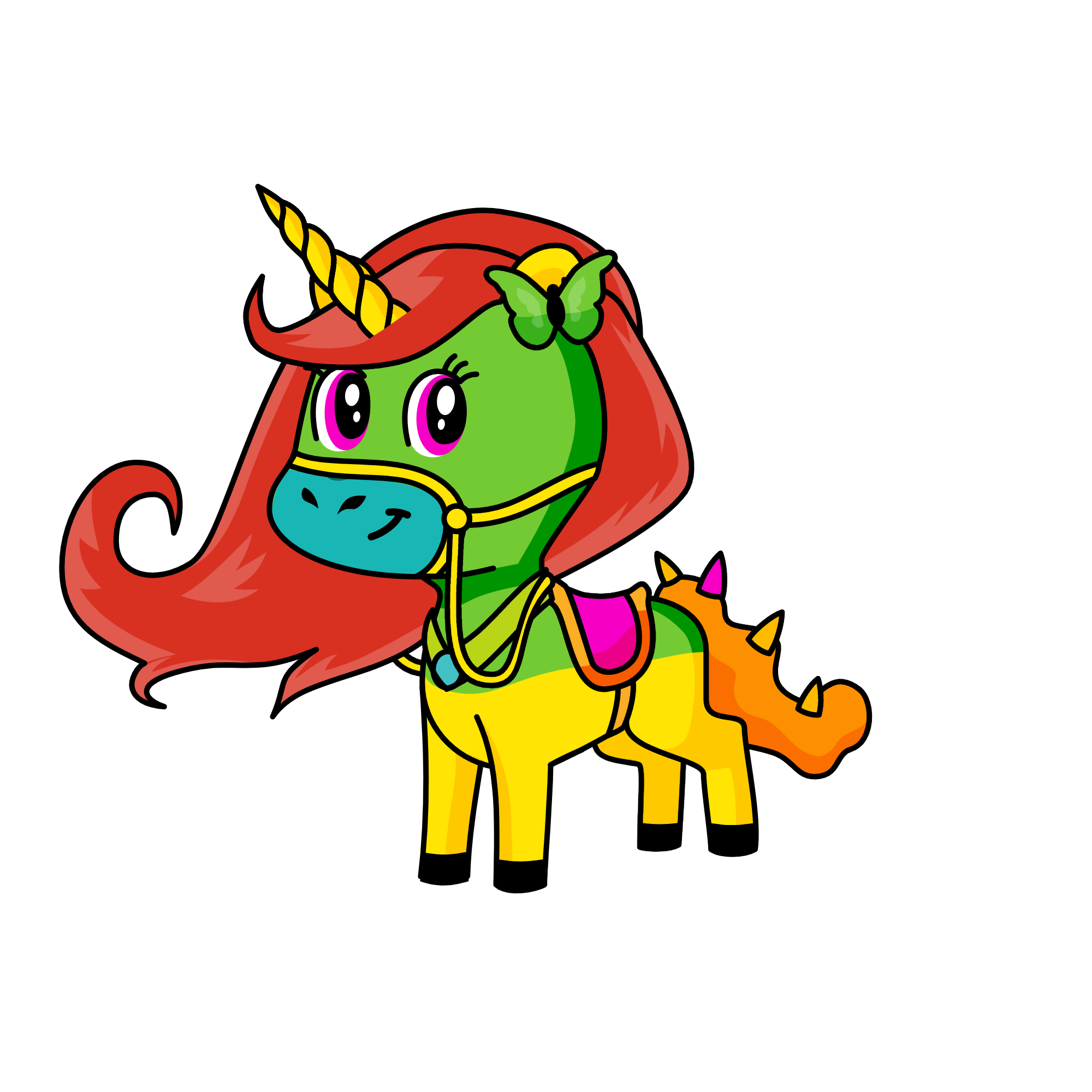 h, the unicorn